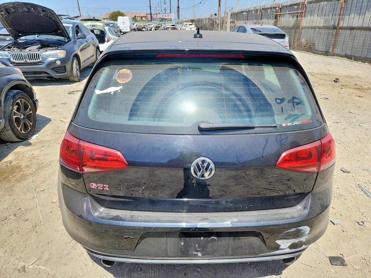 2015 Volkswagen Gti Black vin: 3VW547AU9FM091857