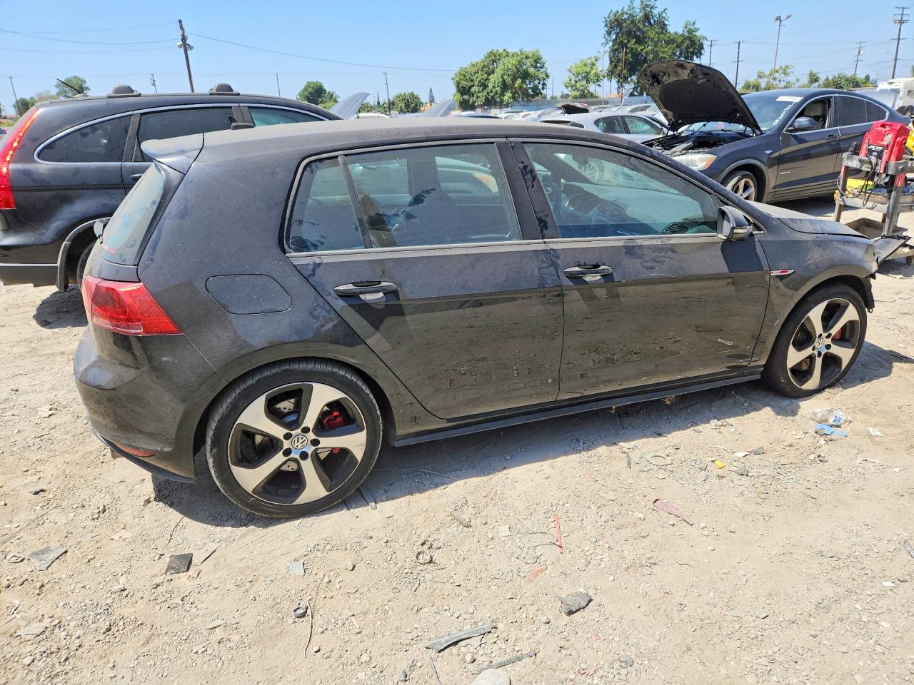 2015 Volkswagen Gti Black vin: 3VW547AU9FM091857