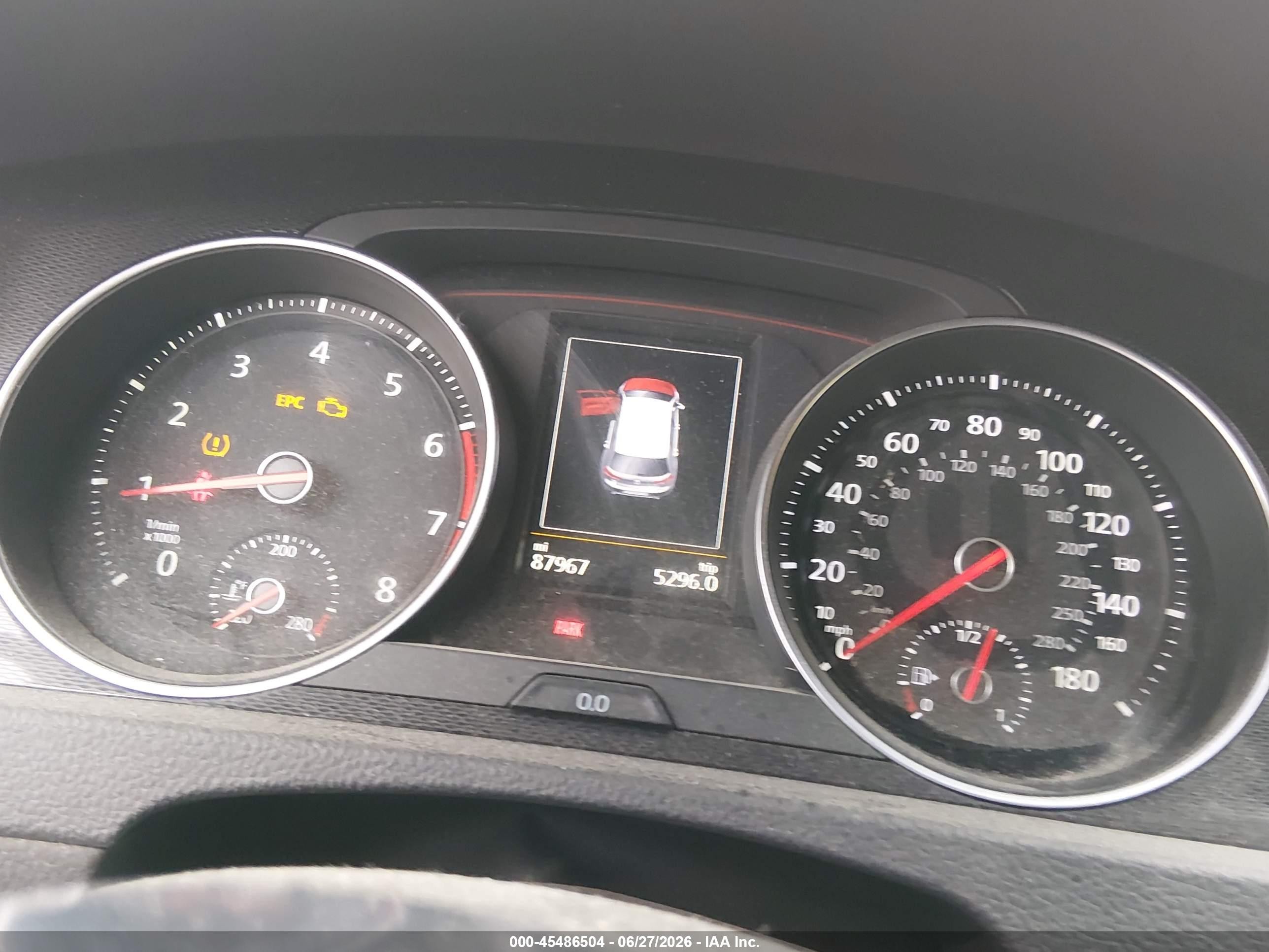 2015 Volkswagen Golf Gti 2.0t S W/performance Package 4-door Серебряный vin: 3VW547AU9FM095410