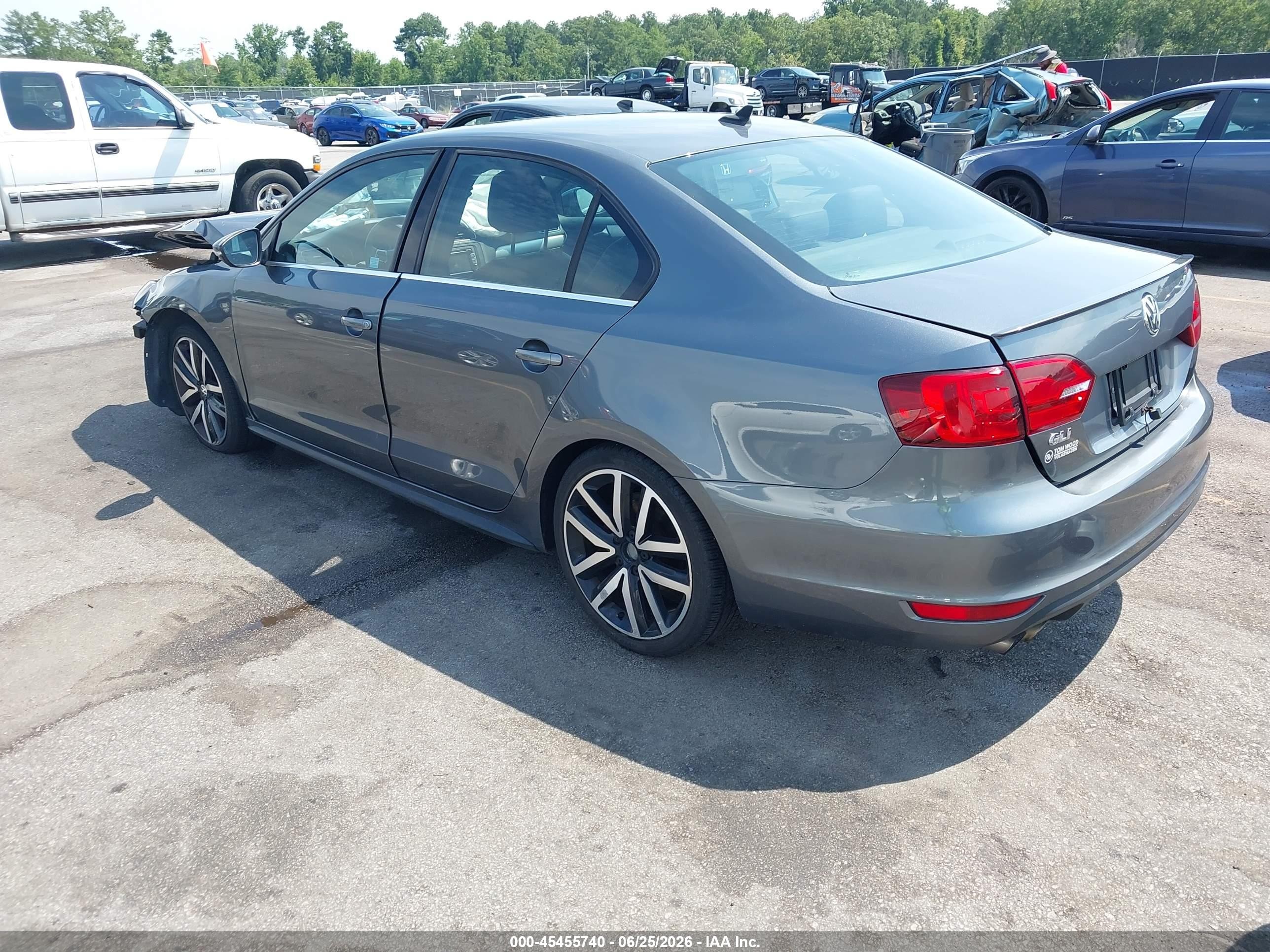 2012 Volkswagen Jetta Gli Autobahn Gray vin: 3VW567AJ0CM472086