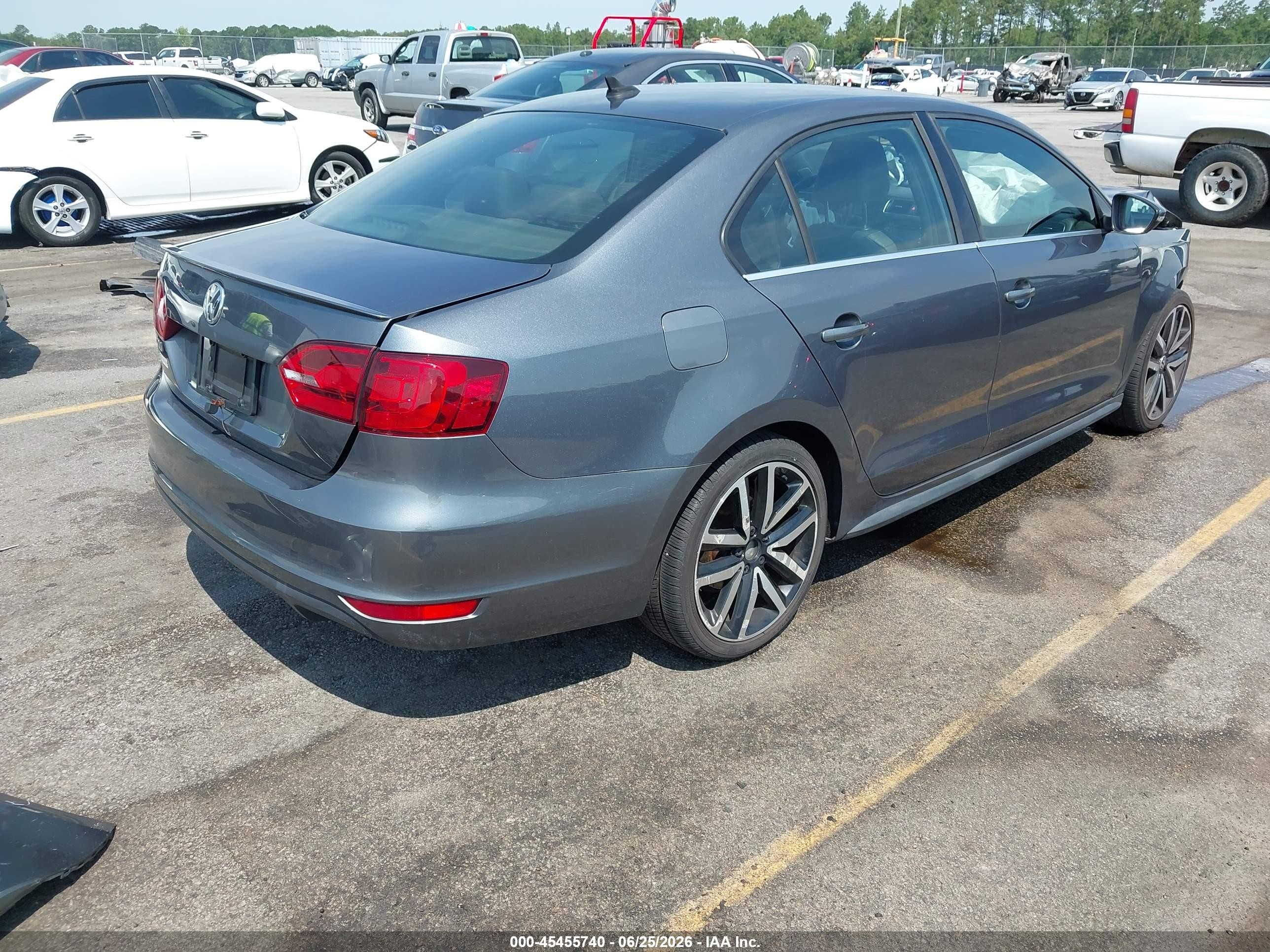 2012 Volkswagen Jetta Gli Autobahn Gray vin: 3VW567AJ0CM472086