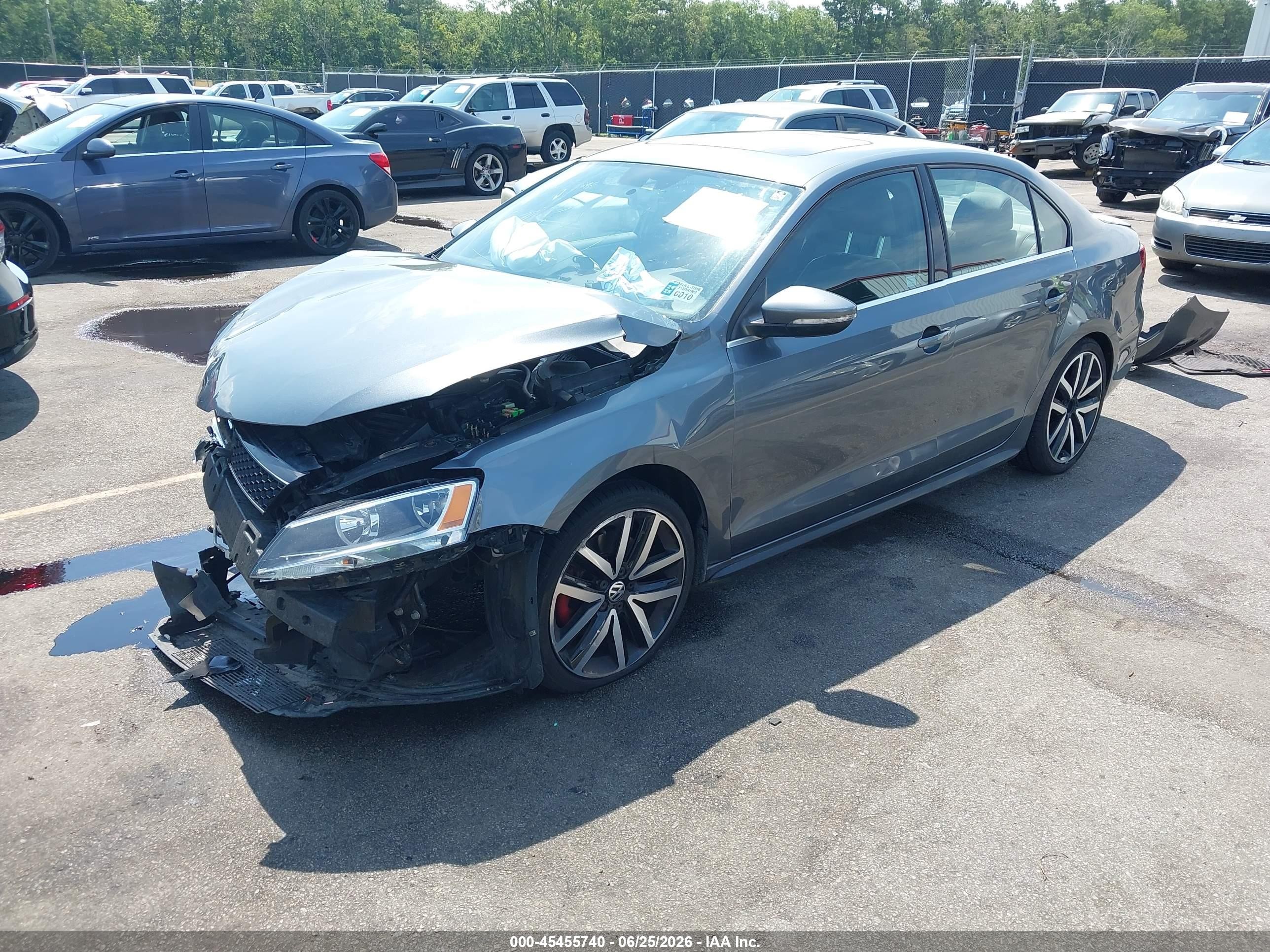 2012 Volkswagen Jetta Gli Autobahn Gray vin: 3VW567AJ0CM472086