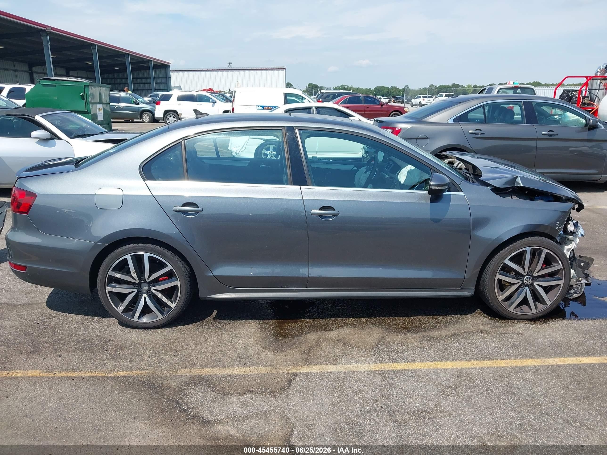 2012 Volkswagen Jetta Gli Autobahn Gray vin: 3VW567AJ0CM472086