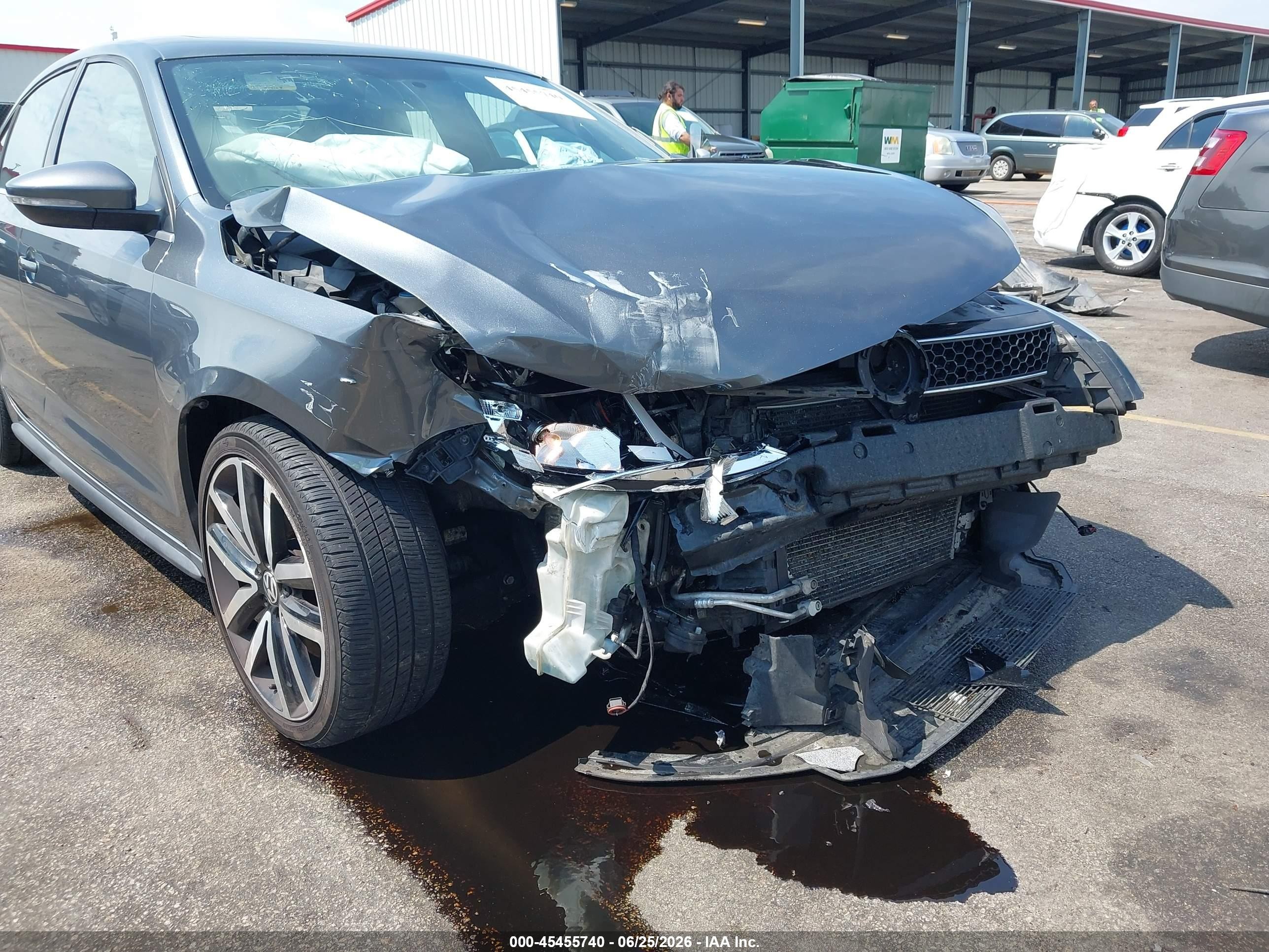 2012 Volkswagen Jetta Gli Autobahn Gray vin: 3VW567AJ0CM472086