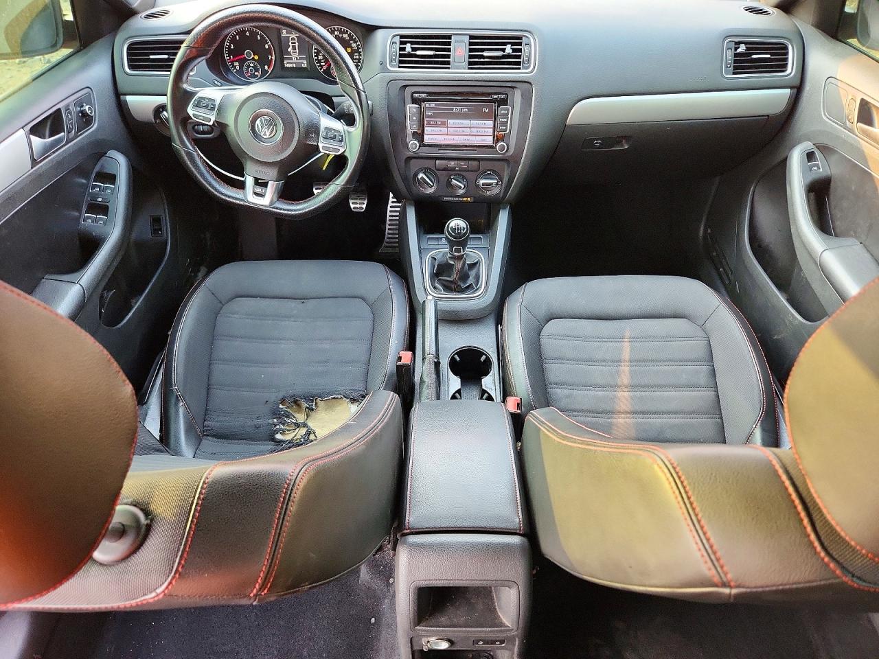 2013 Volkswagen Jetta Gli Red vin: 3VW567AJ0DM214152
