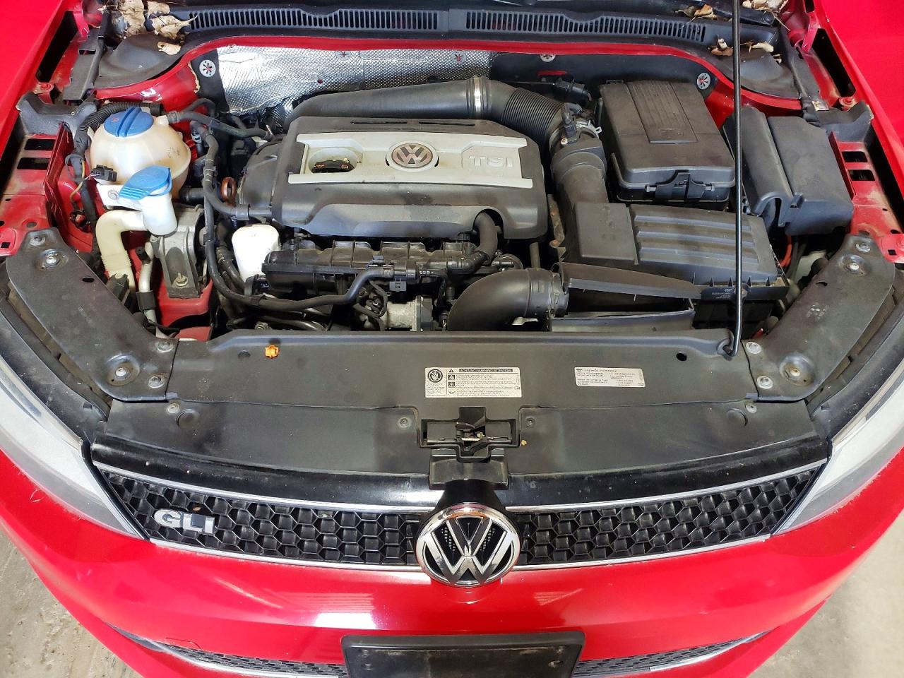 2013 Volkswagen Jetta Gli Red vin: 3VW567AJ0DM214152