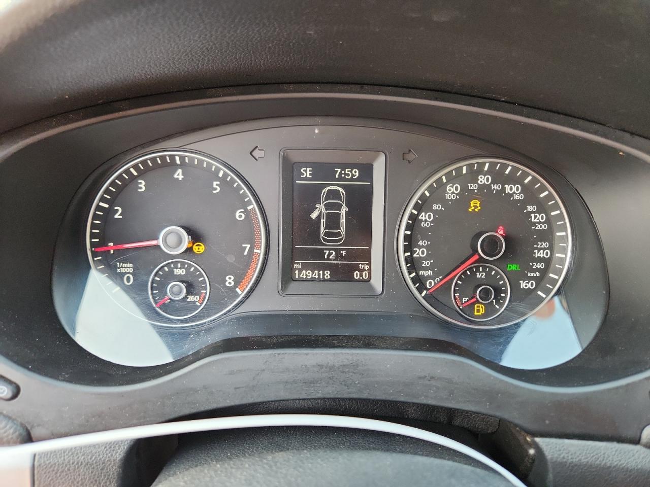 2013 Volkswagen Jetta Gli Red vin: 3VW567AJ0DM214152 Damage: Warning - Traction Control, On, Unacceptable