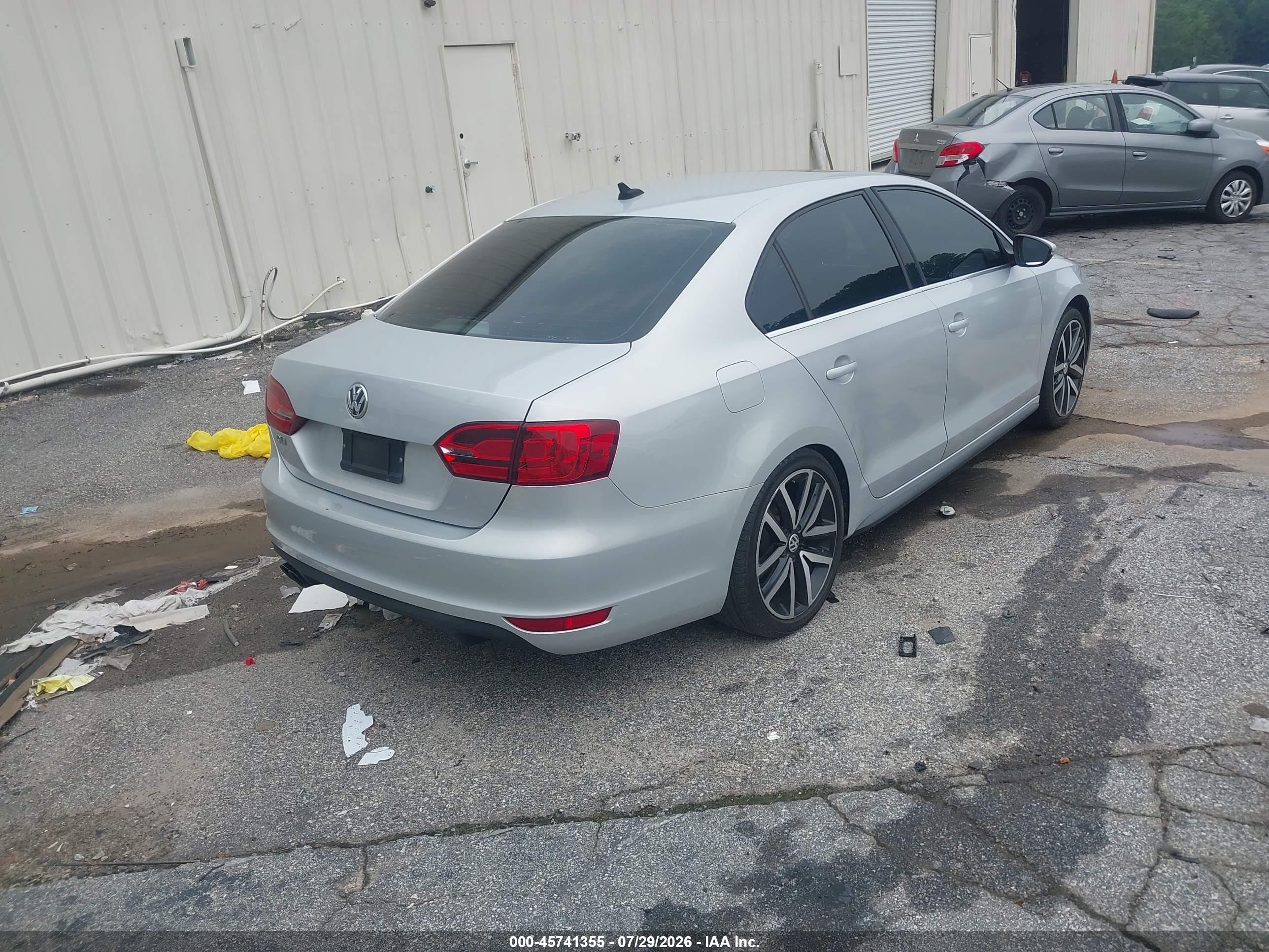 2013 Volkswagen Jetta Gli Autobahn Silver vin: 3VW567AJ0DM232392