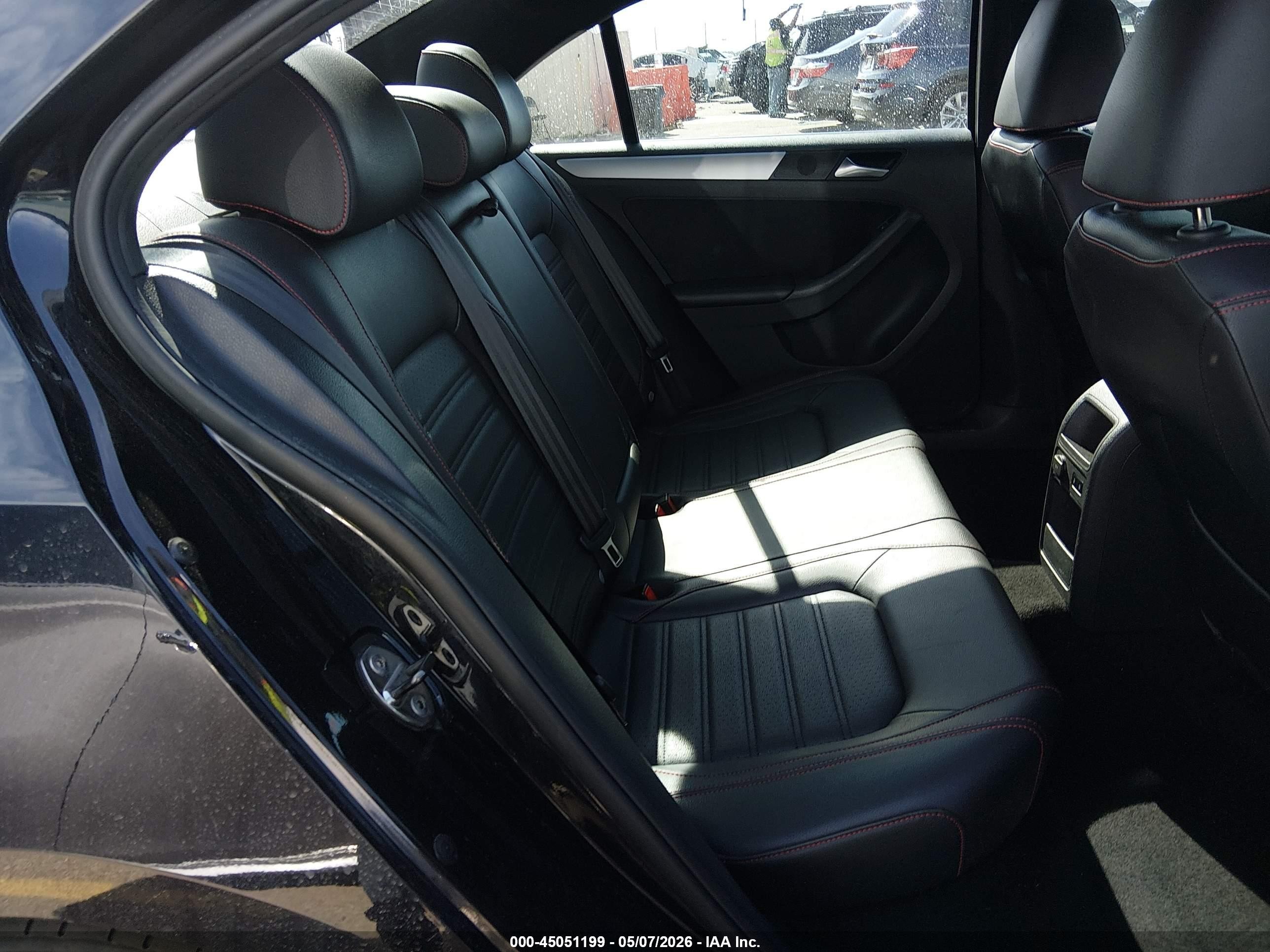 2013 Volkswagen Jetta Gli Autobahn W/nav Black vin: 3VW567AJ1DM232966