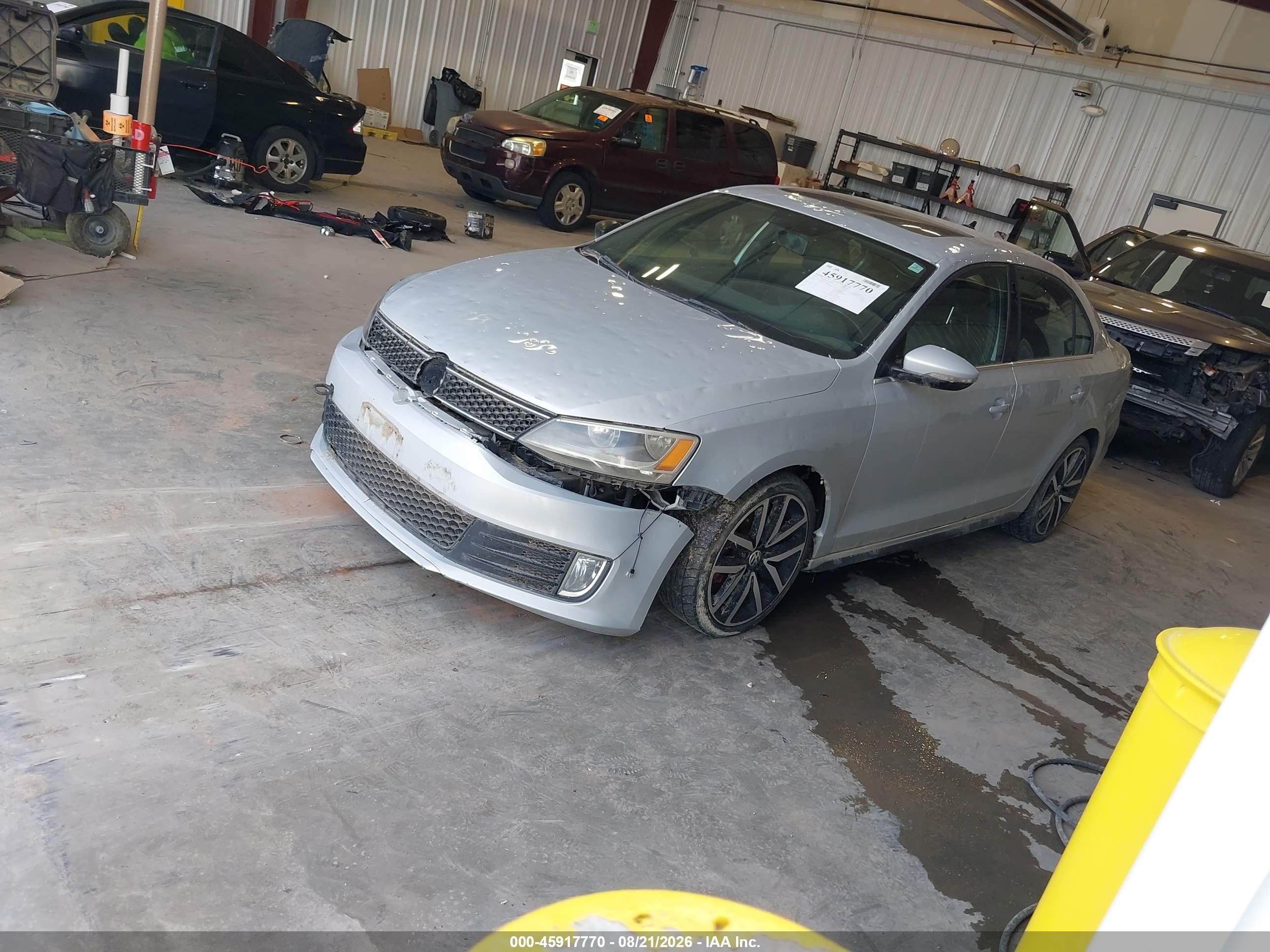 2012 Volkswagen Jetta Gli Autobahn Silver vin: 3VW567AJ2CM123656