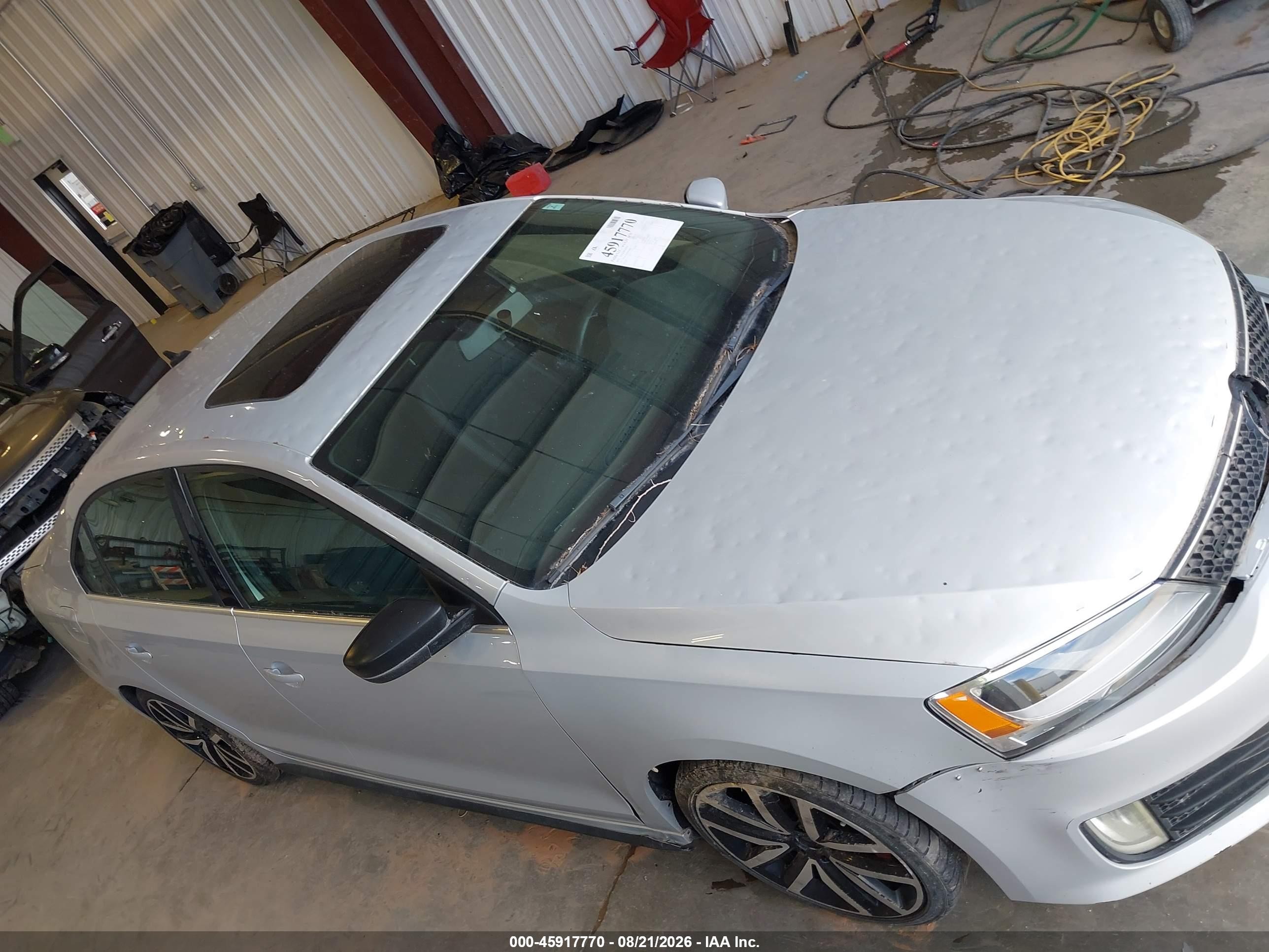 2012 Volkswagen Jetta Gli Autobahn Silver vin: 3VW567AJ2CM123656