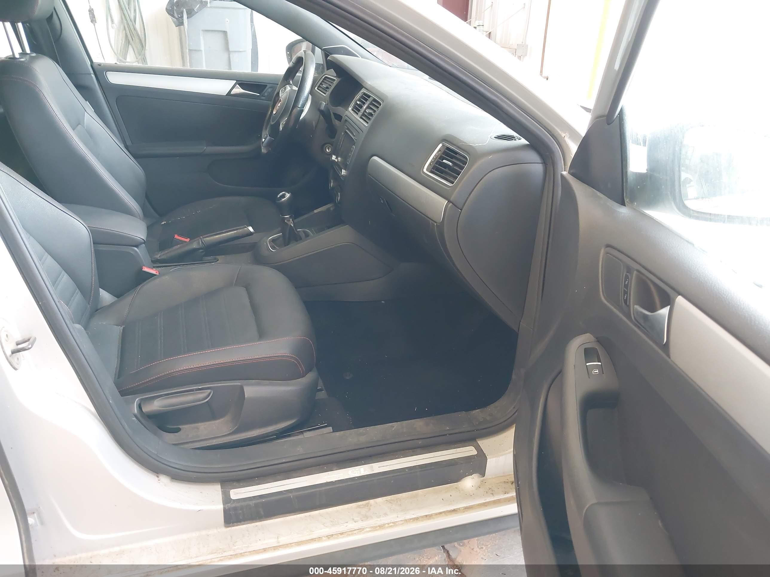 2012 Volkswagen Jetta Gli Autobahn Silver vin: 3VW567AJ2CM123656