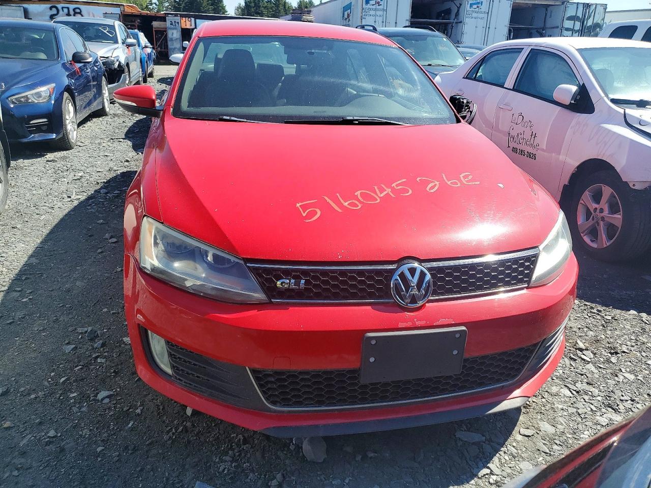 2012 Volkswagen Jetta Gli Red vin: 3VW567AJ2CM382146