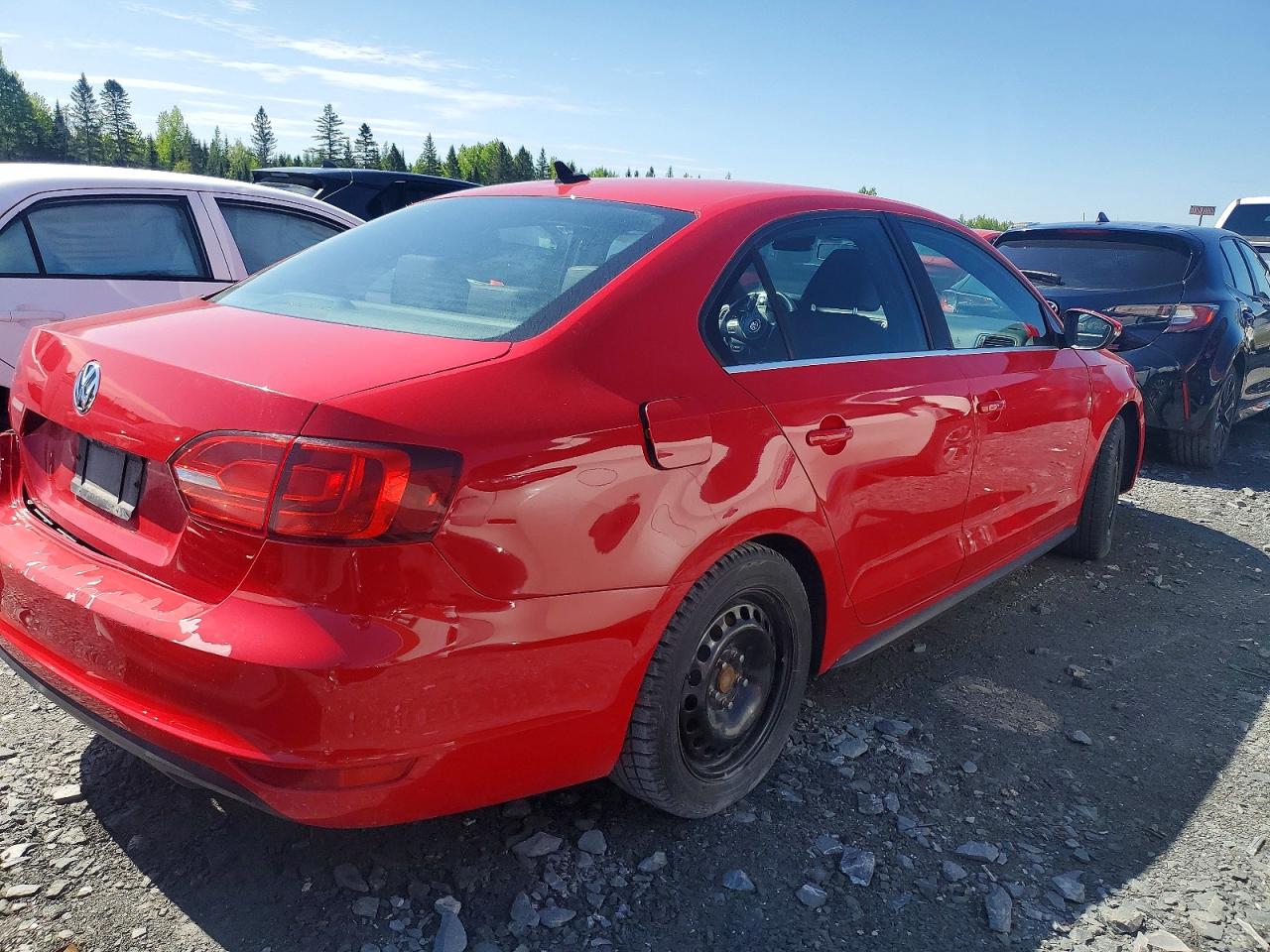 2012 Volkswagen Jetta Gli Red vin: 3VW567AJ2CM382146
