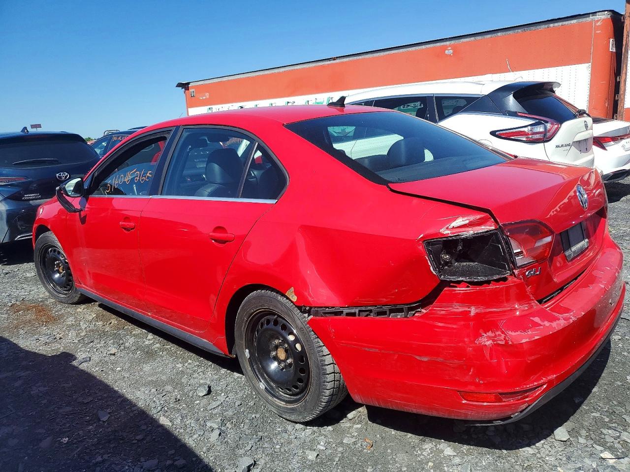 2012 Volkswagen Jetta Gli Red vin: 3VW567AJ2CM382146