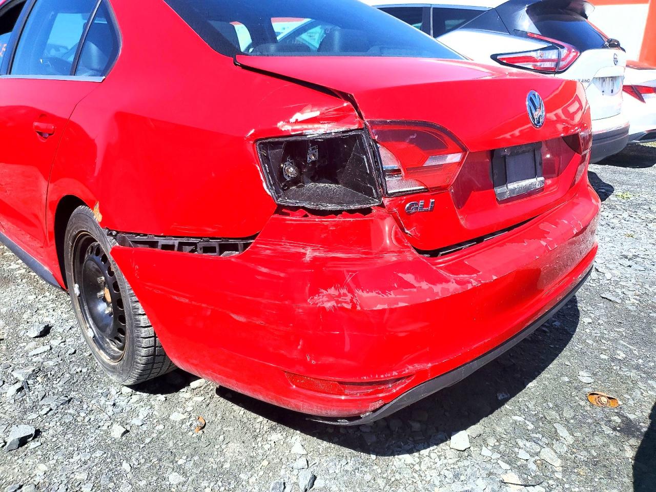 2012 Volkswagen Jetta Gli Red vin: 3VW567AJ2CM382146