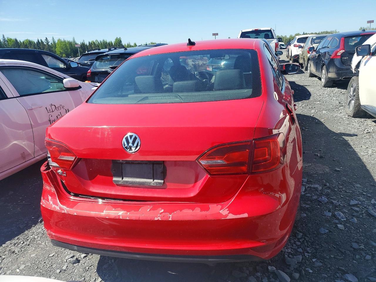 2012 Volkswagen Jetta Gli Red vin: 3VW567AJ2CM382146