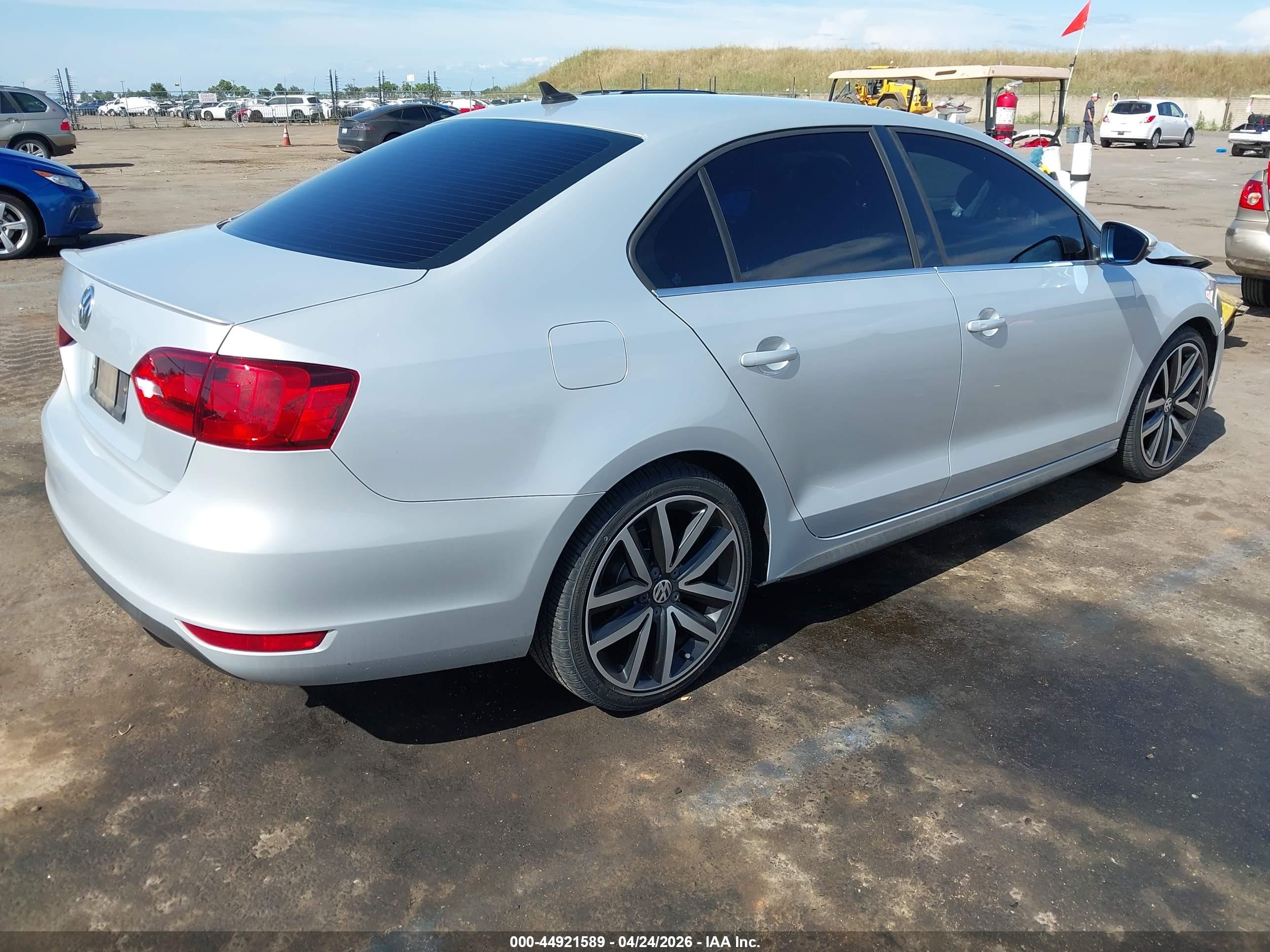 2013 Volkswagen Jetta Gli Autobahn W/nav Light Blue vin: 3VW567AJ3DM227008