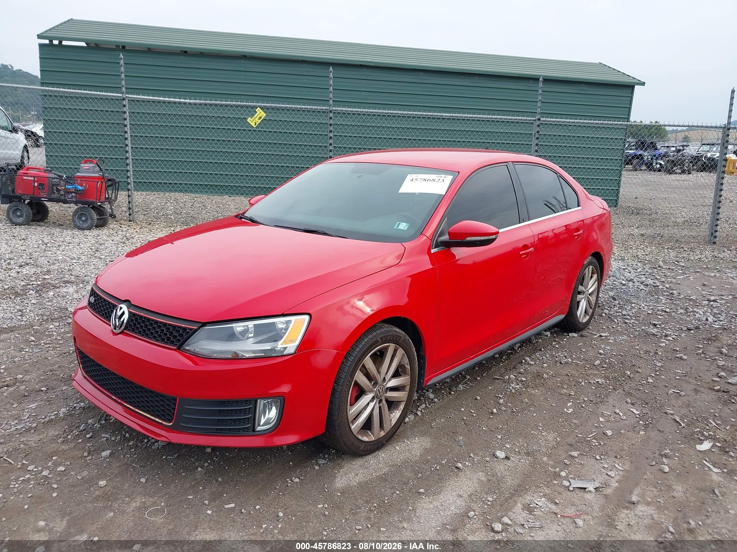 2012 Volkswagen Jetta Gli Красный vin: 3VW567AJ4CM460121