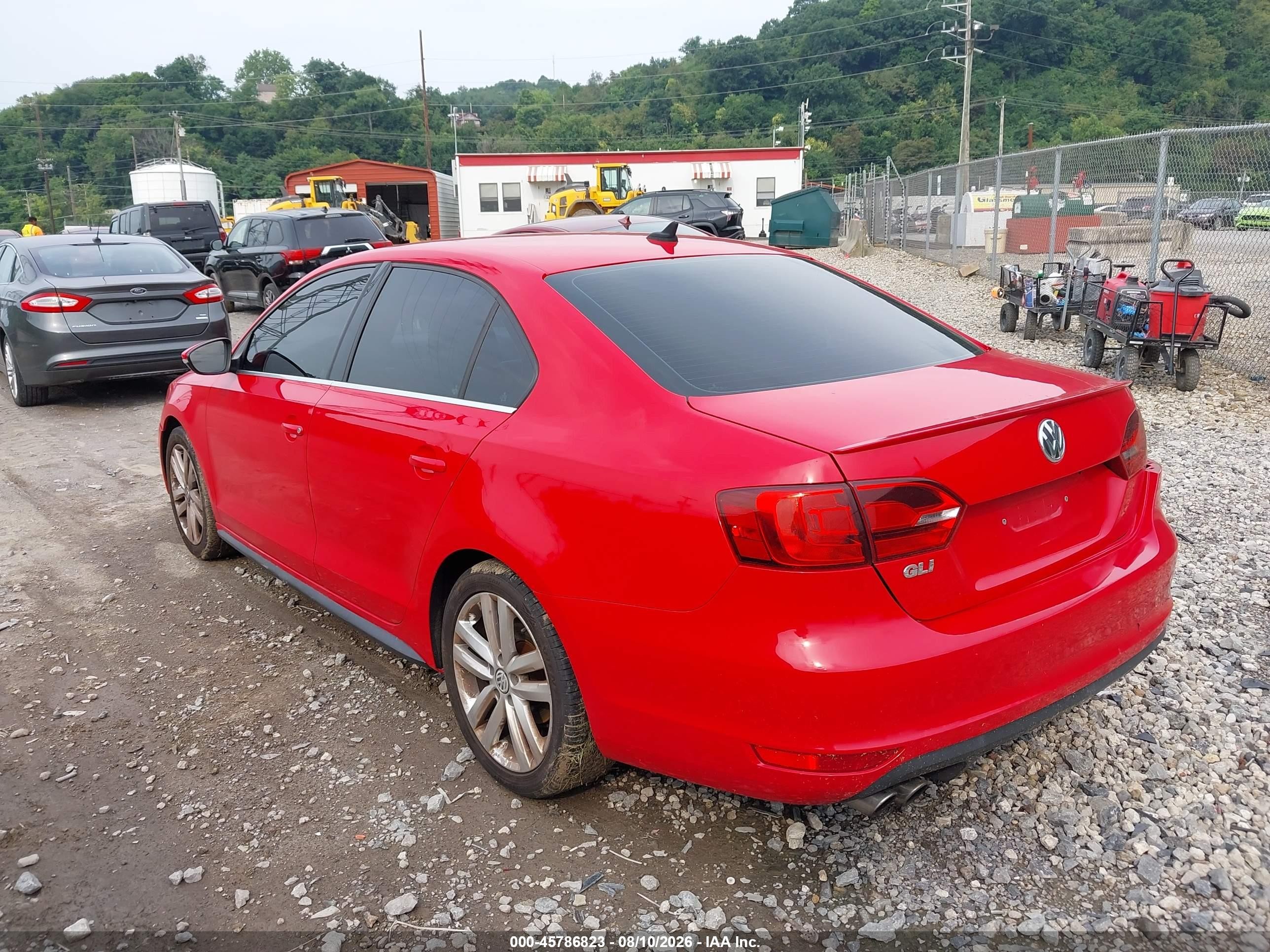 2012 Volkswagen Jetta Gli Красный vin: 3VW567AJ4CM460121