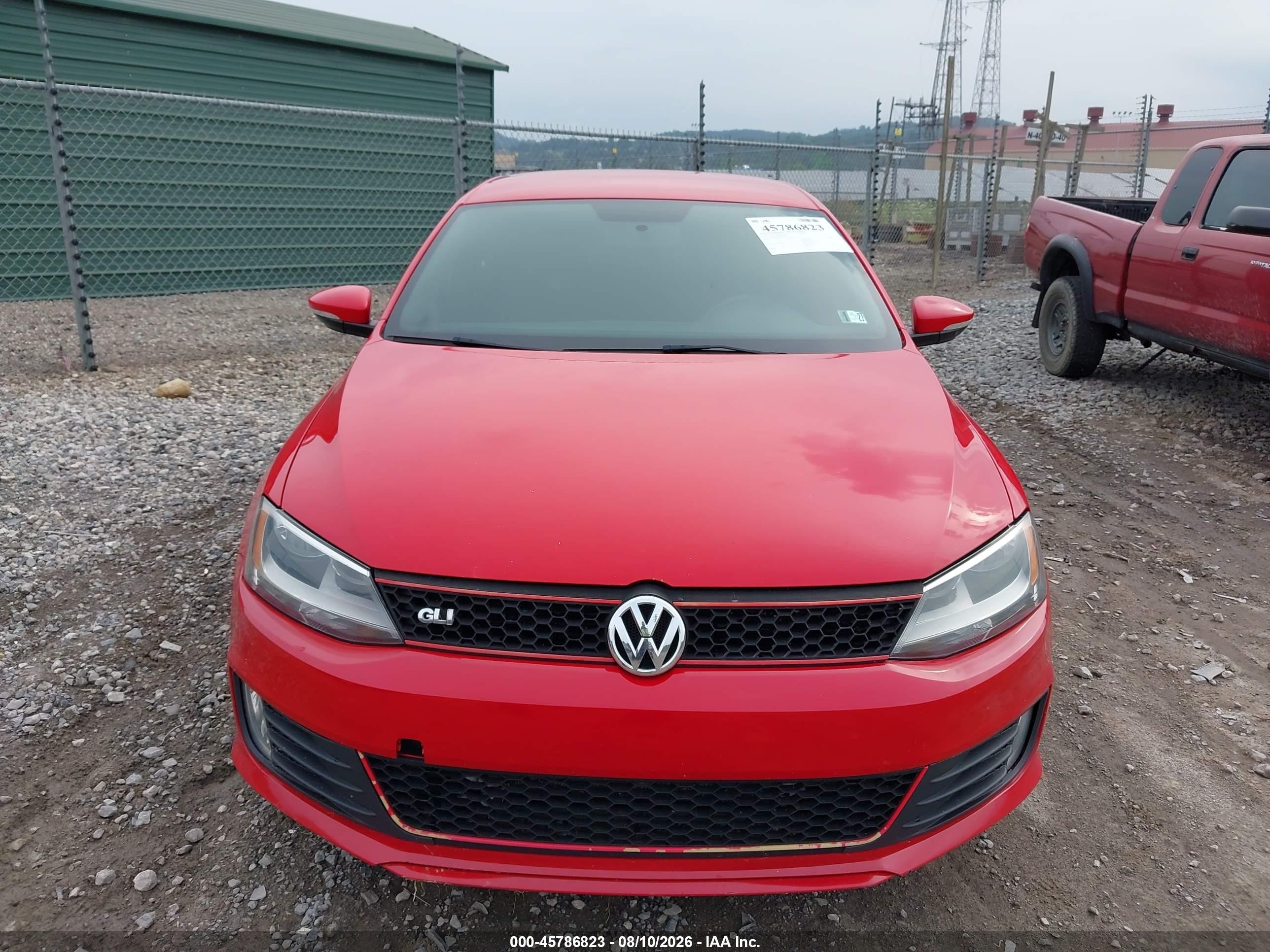 2012 Volkswagen Jetta Gli Красный vin: 3VW567AJ4CM460121