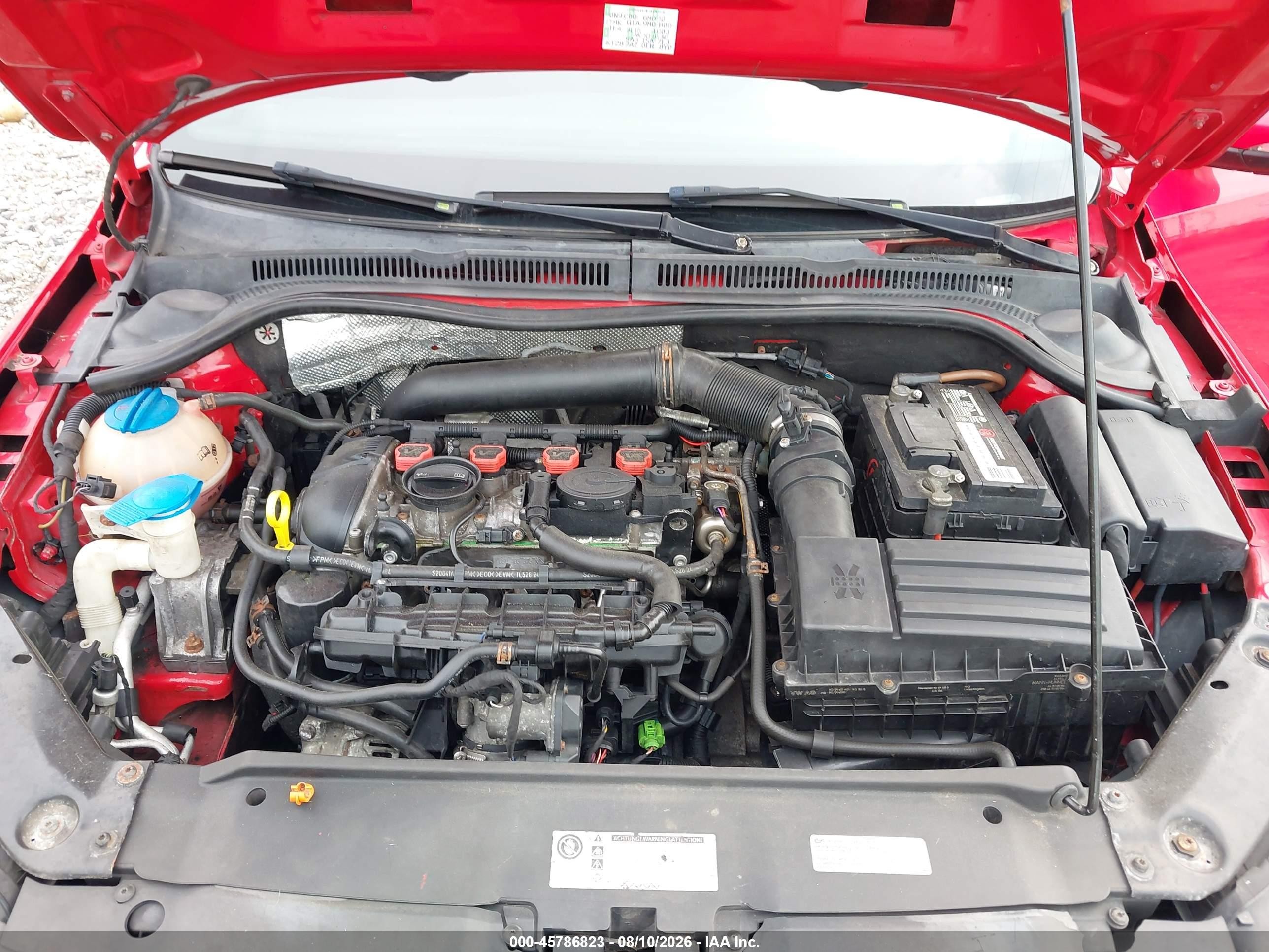 2012 Volkswagen Jetta Gli Красный vin: 3VW567AJ4CM460121