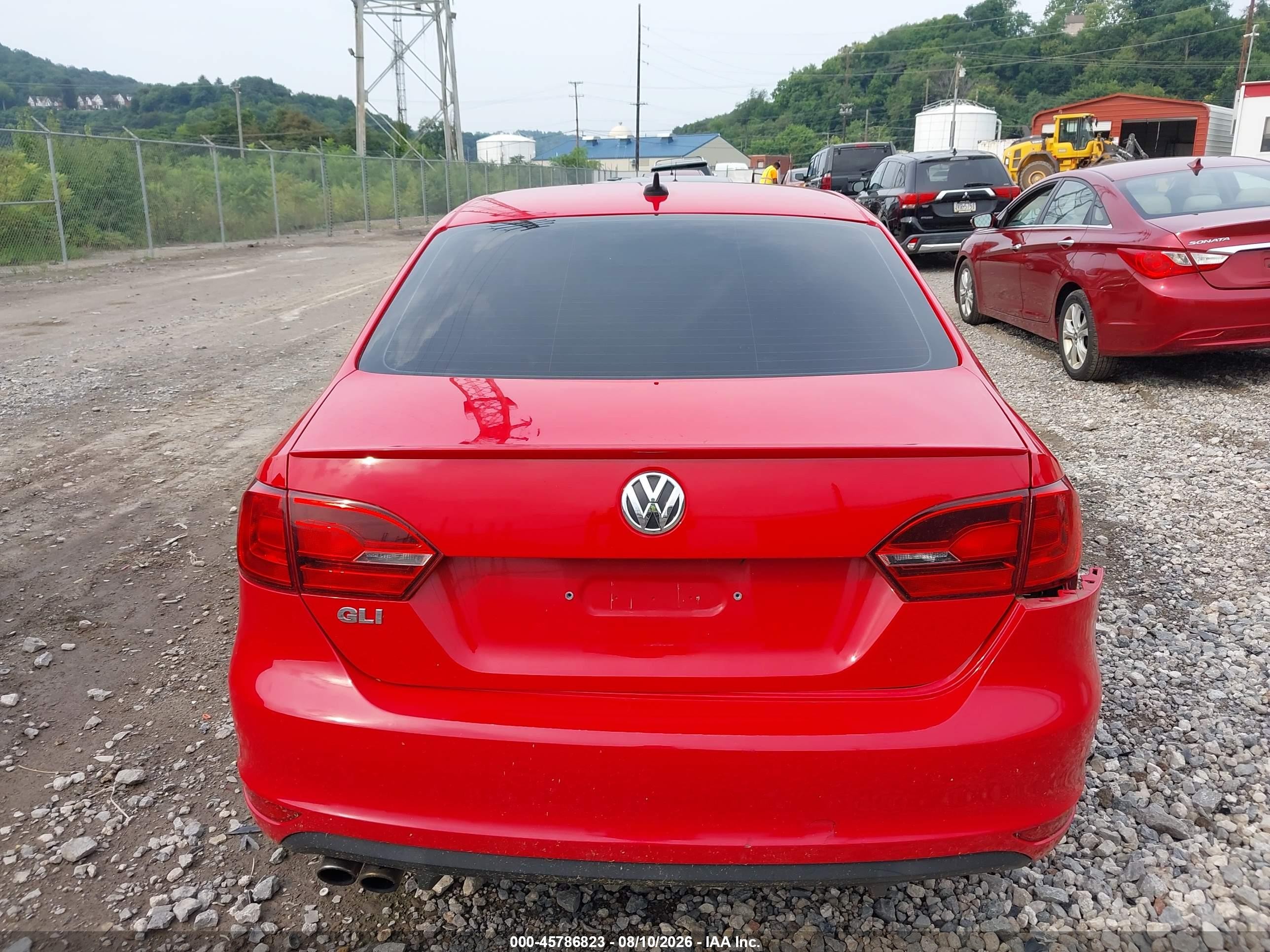 2012 Volkswagen Jetta Gli Красный vin: 3VW567AJ4CM460121