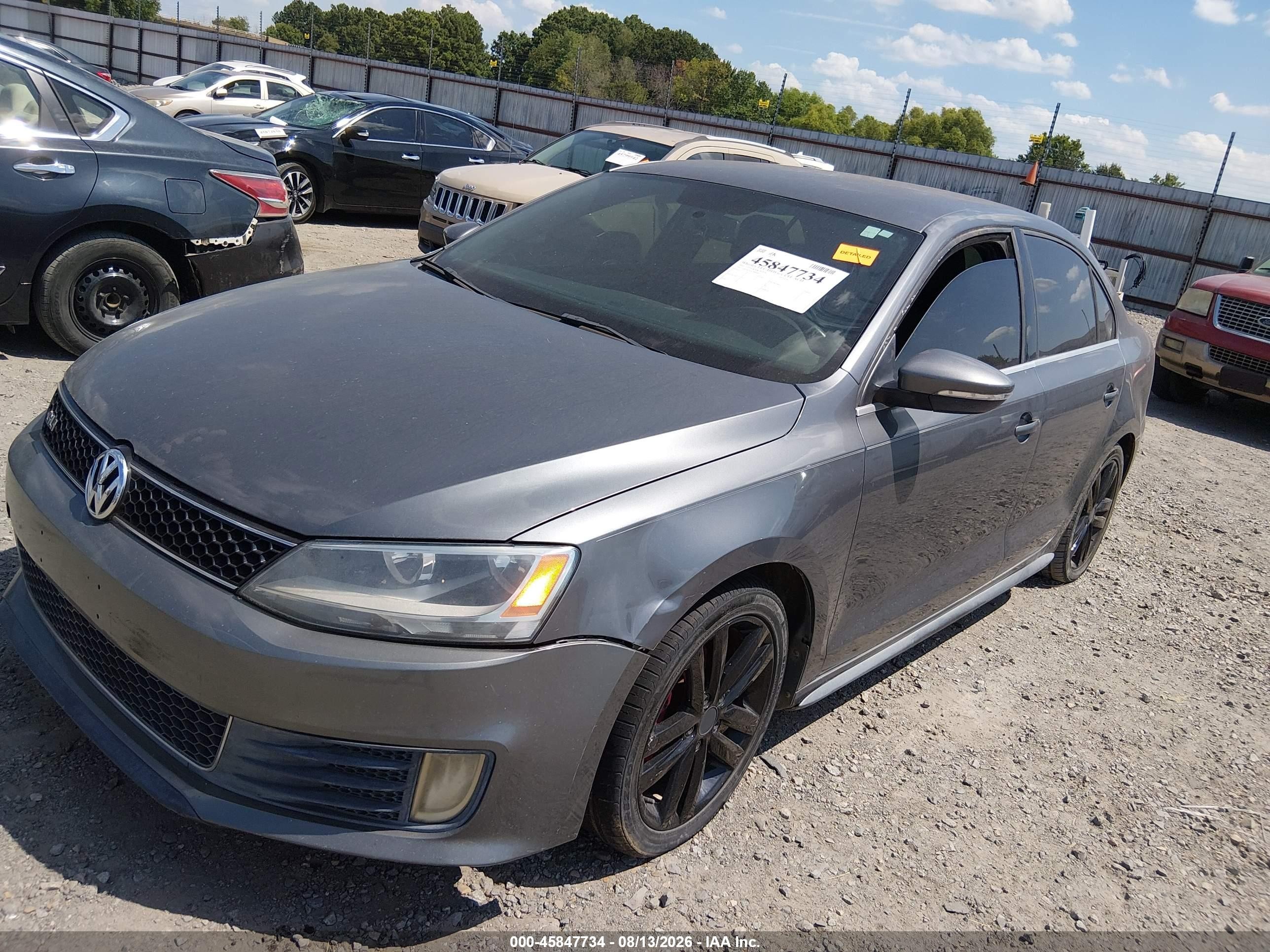 2012 Volkswagen Jetta Gli Gray vin: 3VW567AJ5CM420615