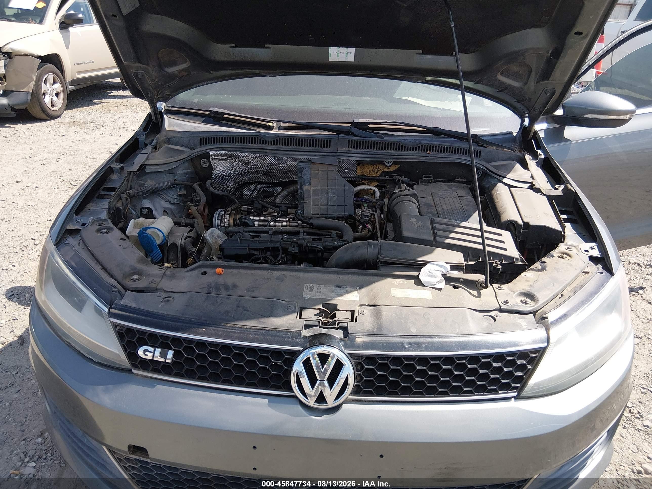 2012 Volkswagen Jetta Gli Gray vin: 3VW567AJ5CM420615