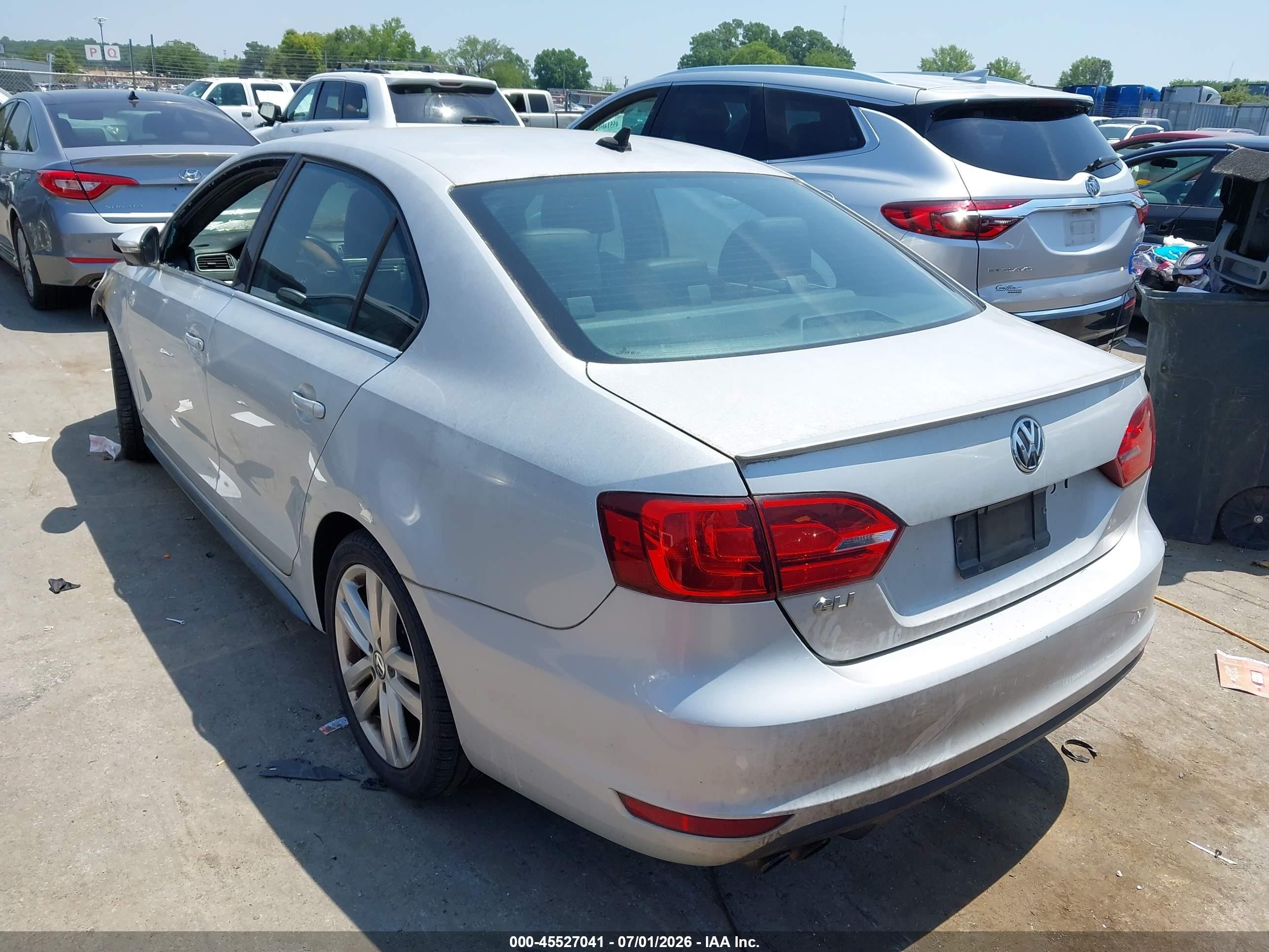 2012 Volkswagen Jetta Gli Серый vin: 3VW567AJ7CM451297