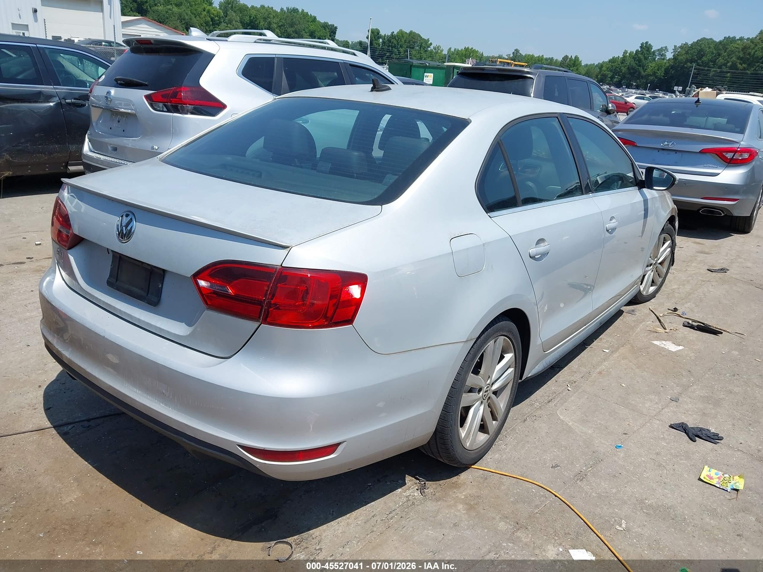 2012 Volkswagen Jetta Gli Серый vin: 3VW567AJ7CM451297