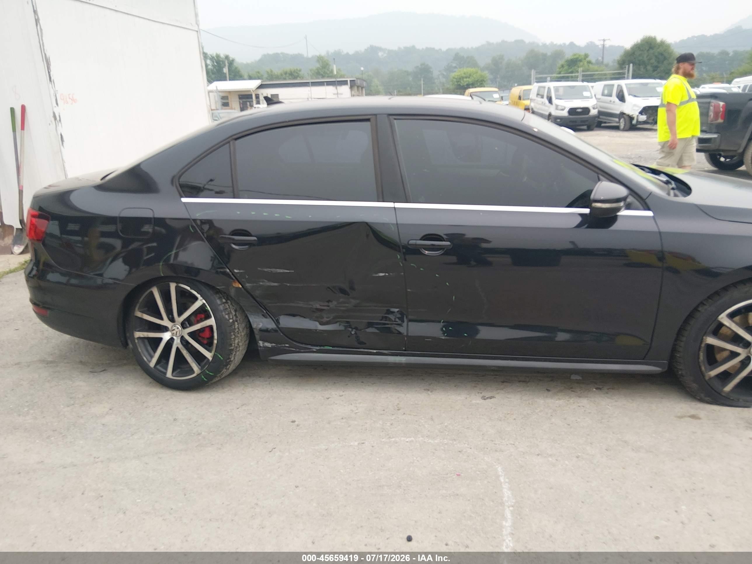 2012 Volkswagen Jetta Gli Autobahn Black vin: 3VW567AJ8CM089951