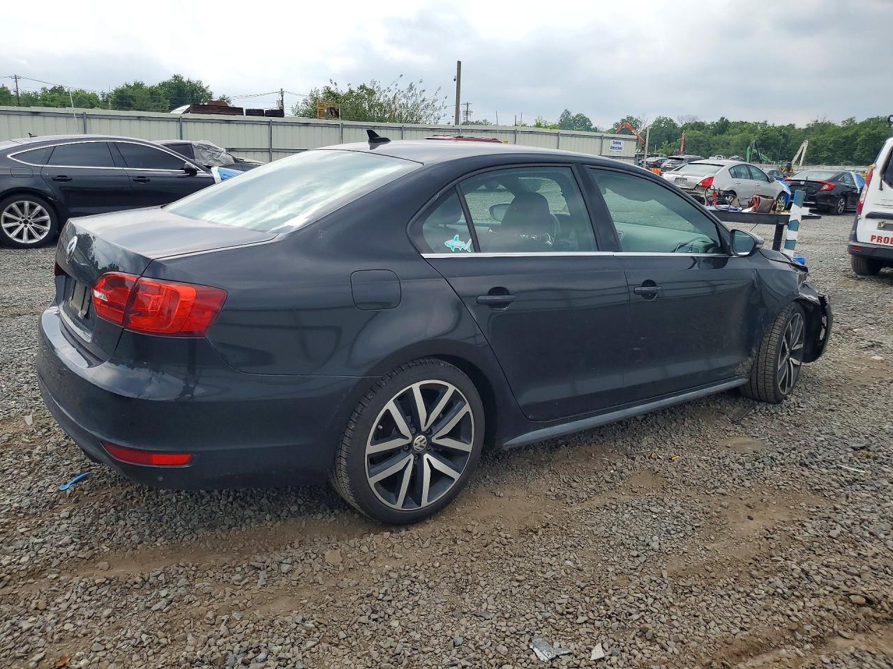 2013 Volkswagen Jetta Gli Black vin: 3VW567AJ9DM223092