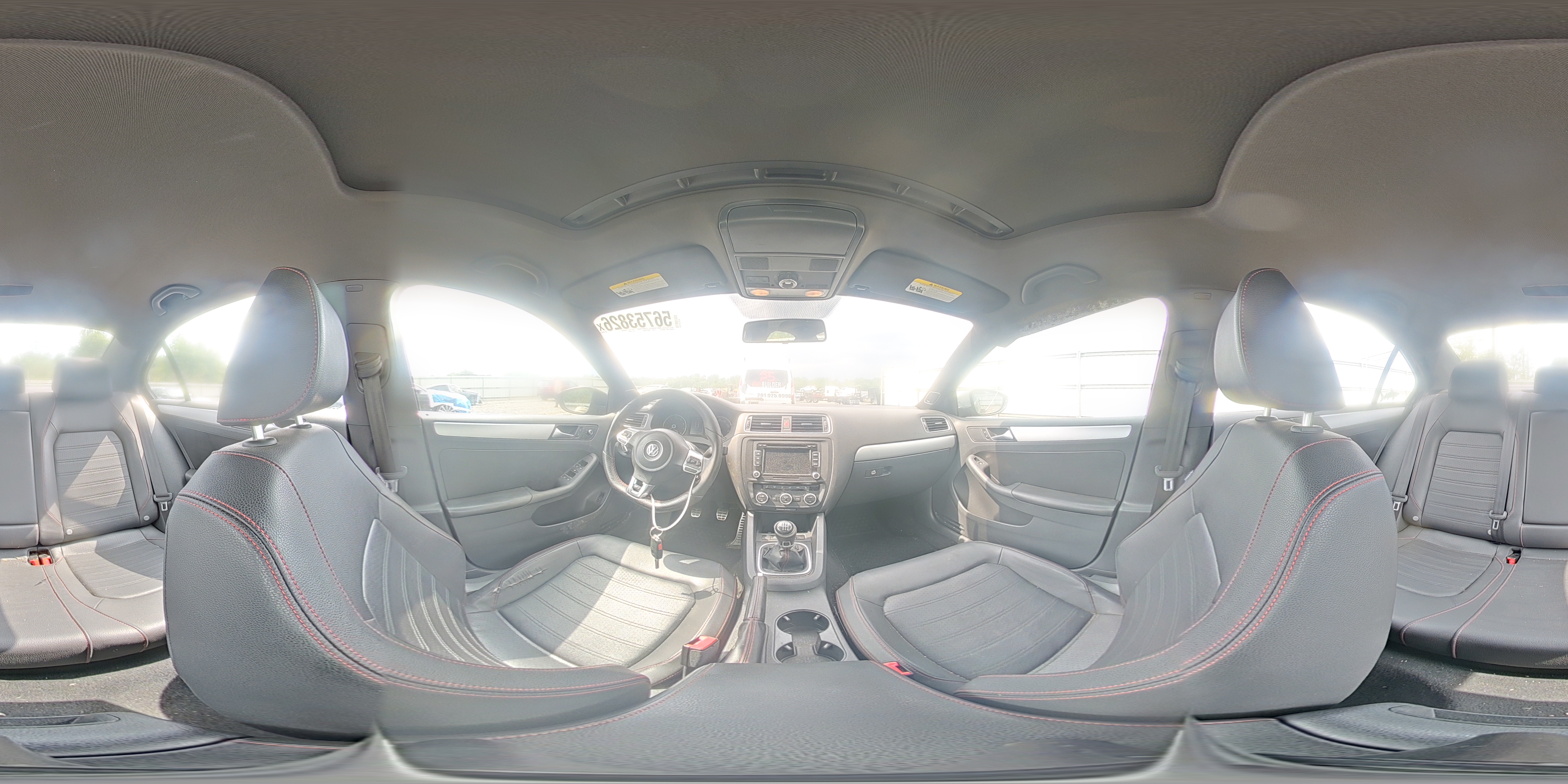 2013 Volkswagen Jetta Gli Black vin: 3VW567AJ9DM223092