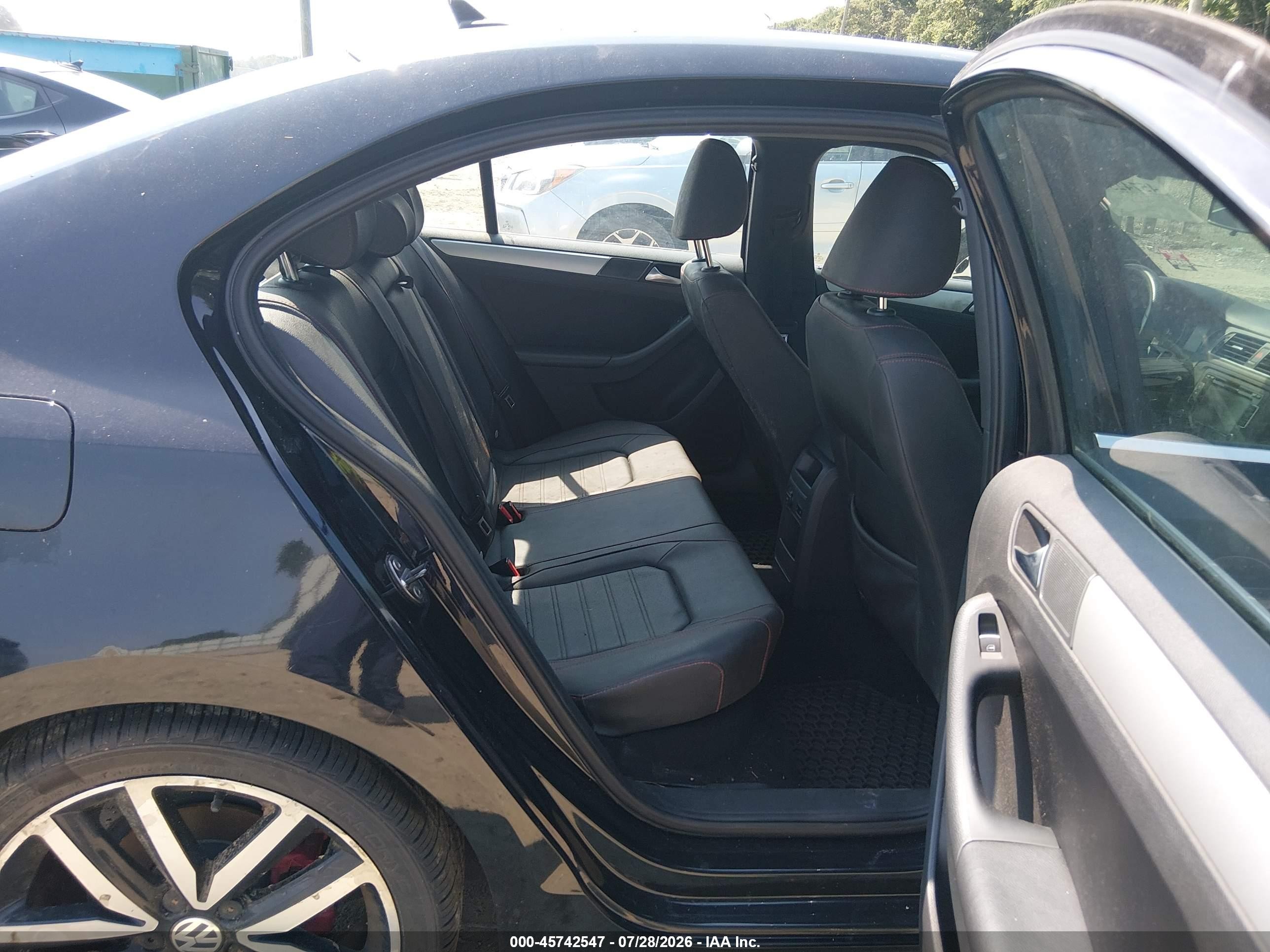 2012 Volkswagen Jetta Gli Autobahn Black vin: 3VW587AJ2CM015242