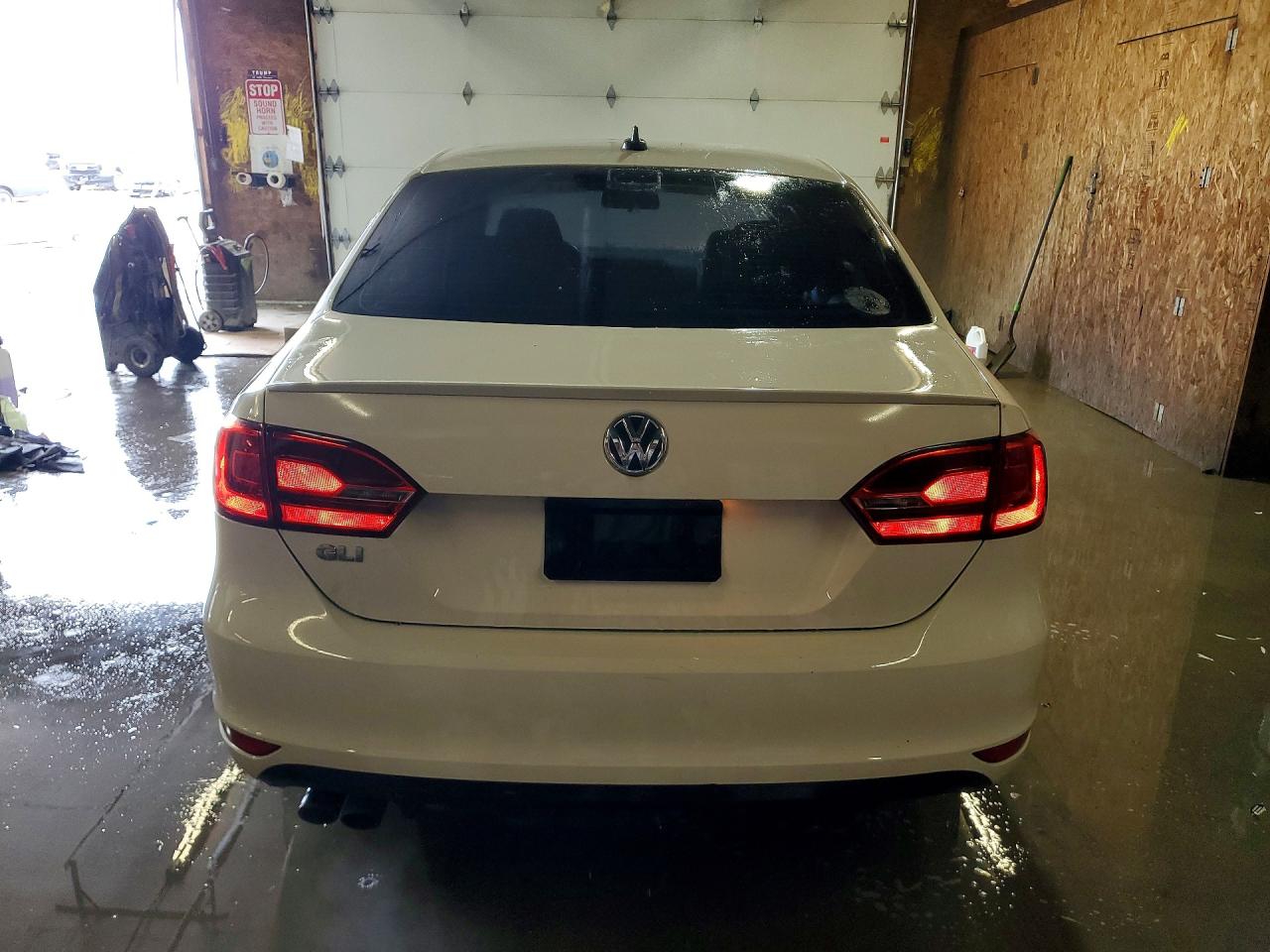 2012 Volkswagen Jetta Gli White vin: 3VW5A7AJ0CM009699