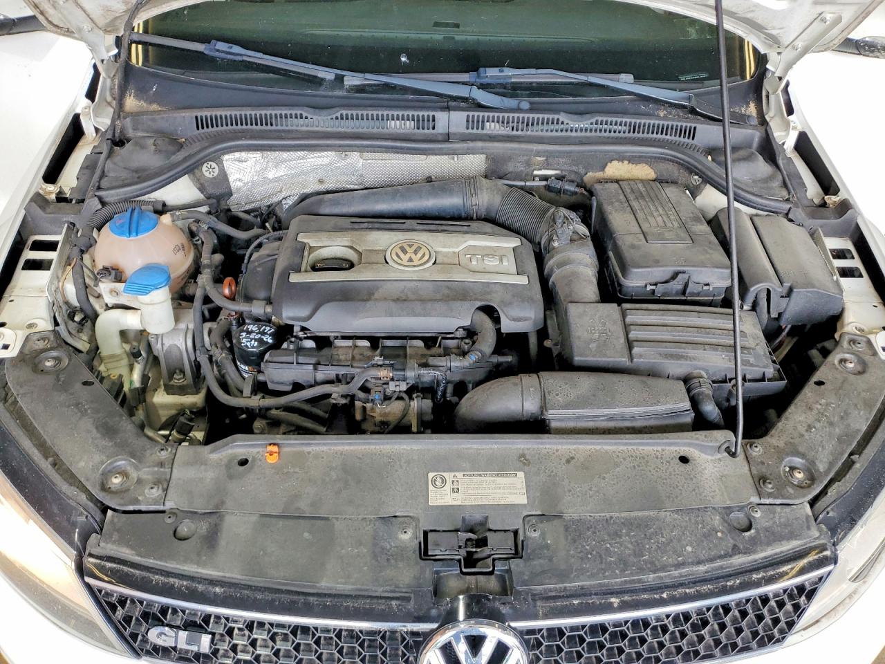 2012 Volkswagen Jetta Gli White vin: 3VW5A7AJ0CM009699