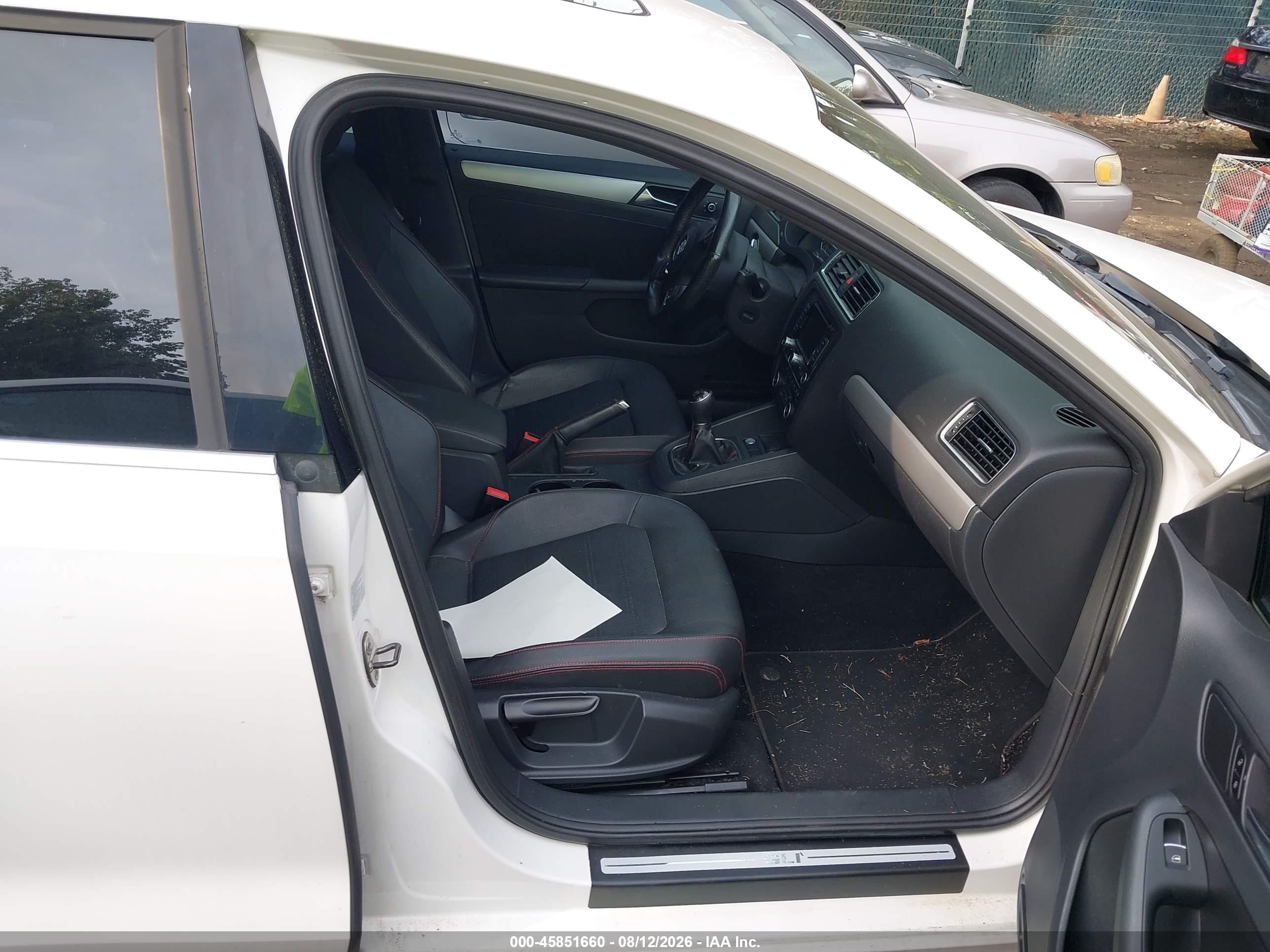 2012 Volkswagen Jetta Gli Autobahn W/nav White vin: 3VW5A7AJ3CM415444