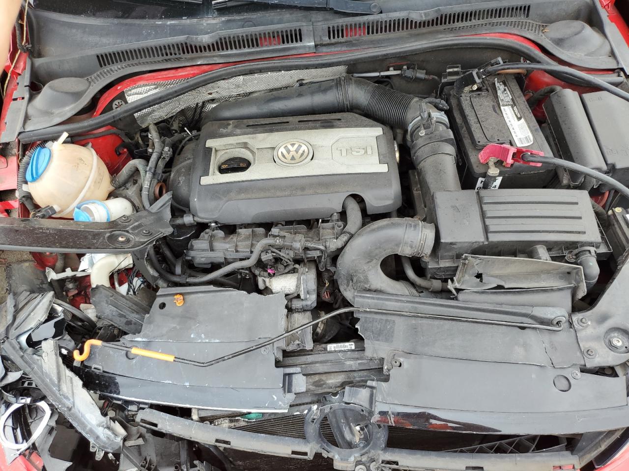 2013 Volkswagen Jetta Gli Red vin: 3VW5A7AJ4DM210538