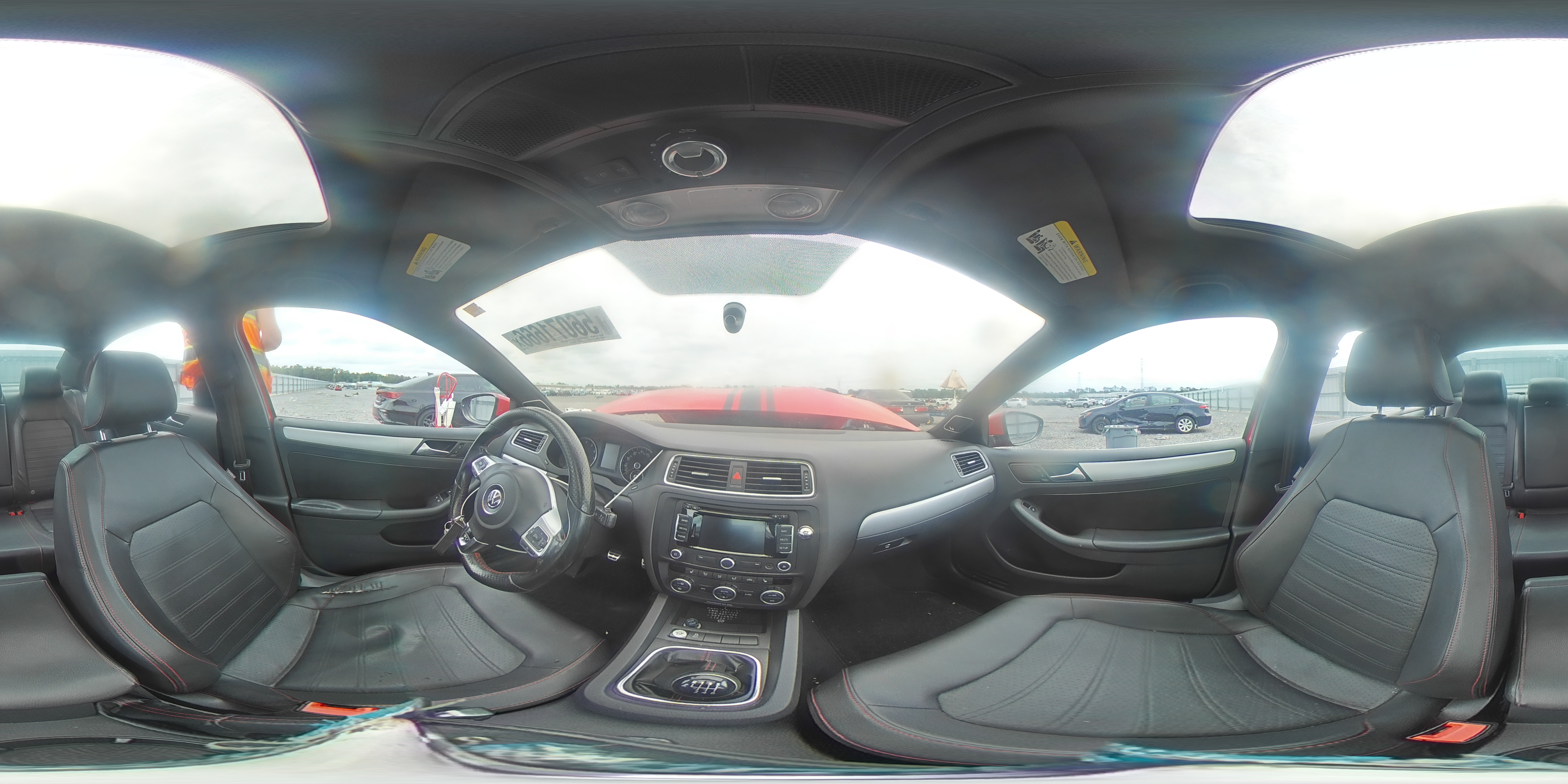 2013 Volkswagen Jetta Gli Red vin: 3VW5A7AJ4DM210538