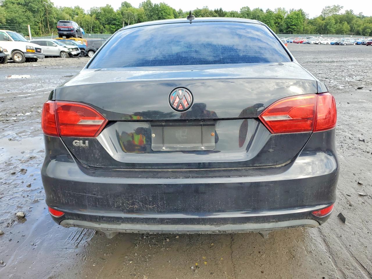 2012 Volkswagen Jetta Gli Black vin: 3VW5A7AJ7CM453985