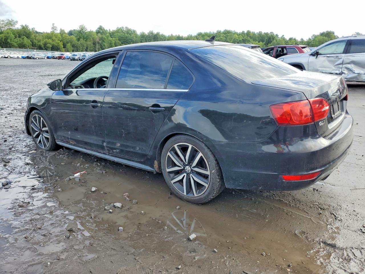 2012 Volkswagen Jetta Gli Black vin: 3VW5A7AJ7CM453985
