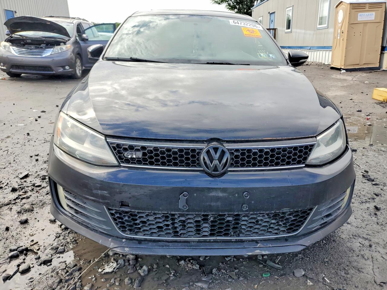 2012 Volkswagen Jetta Gli Black vin: 3VW5A7AJ7CM453985