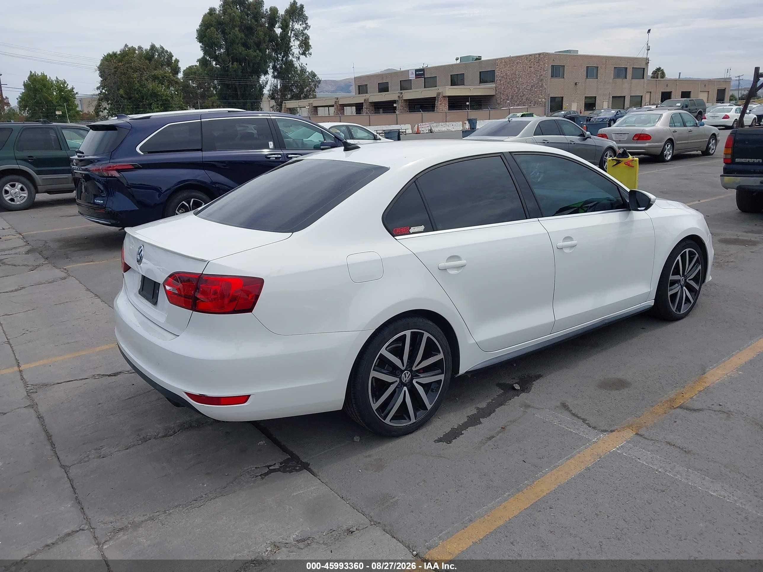 2013 Volkswagen Jetta Gli Autobahn Белый vin: 3VW5A7AJ7DM416243