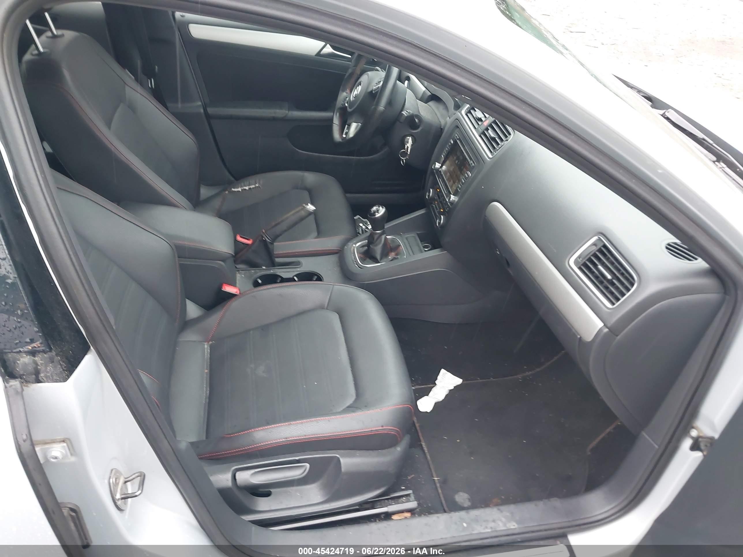 2012 Volkswagen Jetta Gli Autobahn Gray vin: 3VW5A7AJ8CM124566