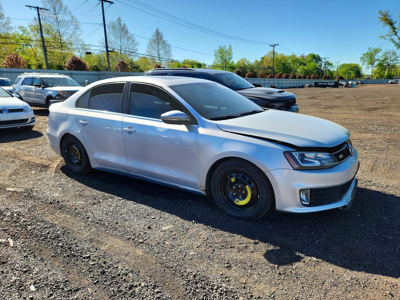 2013 Volkswagen Jetta Gli Silver vin: 3VW5A7AJXDM225352