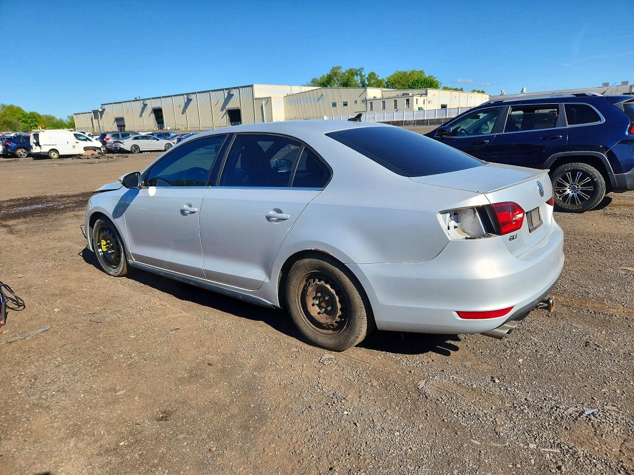 2013 Volkswagen Jetta Gli Silver vin: 3VW5A7AJXDM225352
