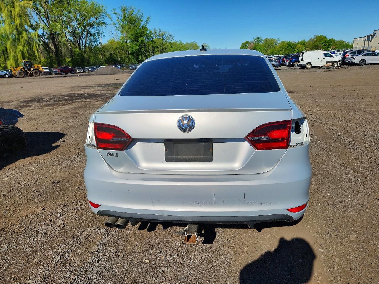 2013 Volkswagen Jetta Gli Silver vin: 3VW5A7AJXDM225352