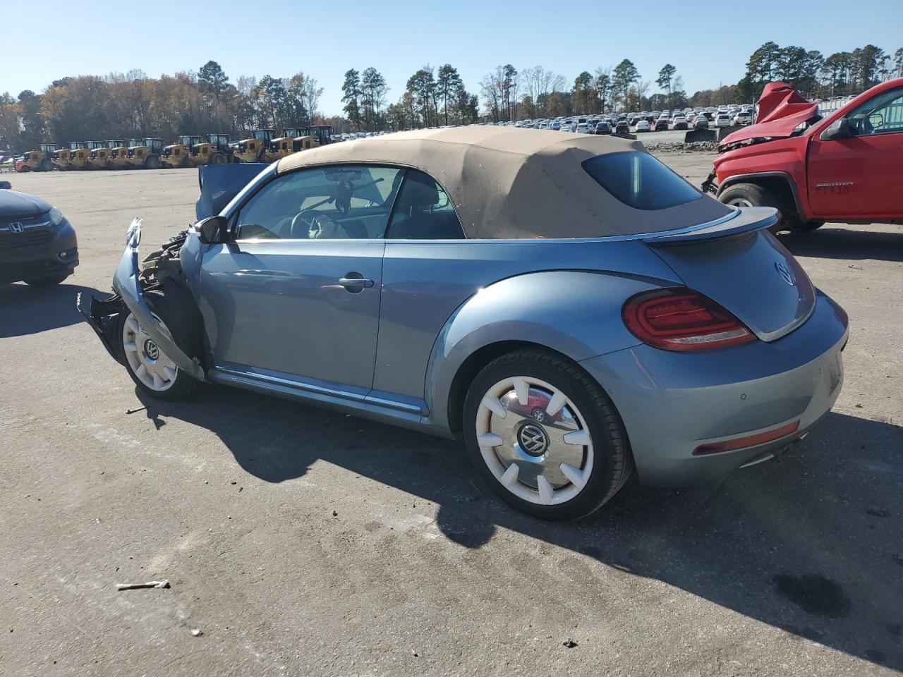 2019 Volkswagen Beetle S Blue vin: 3VW5DAAT2KM505916
