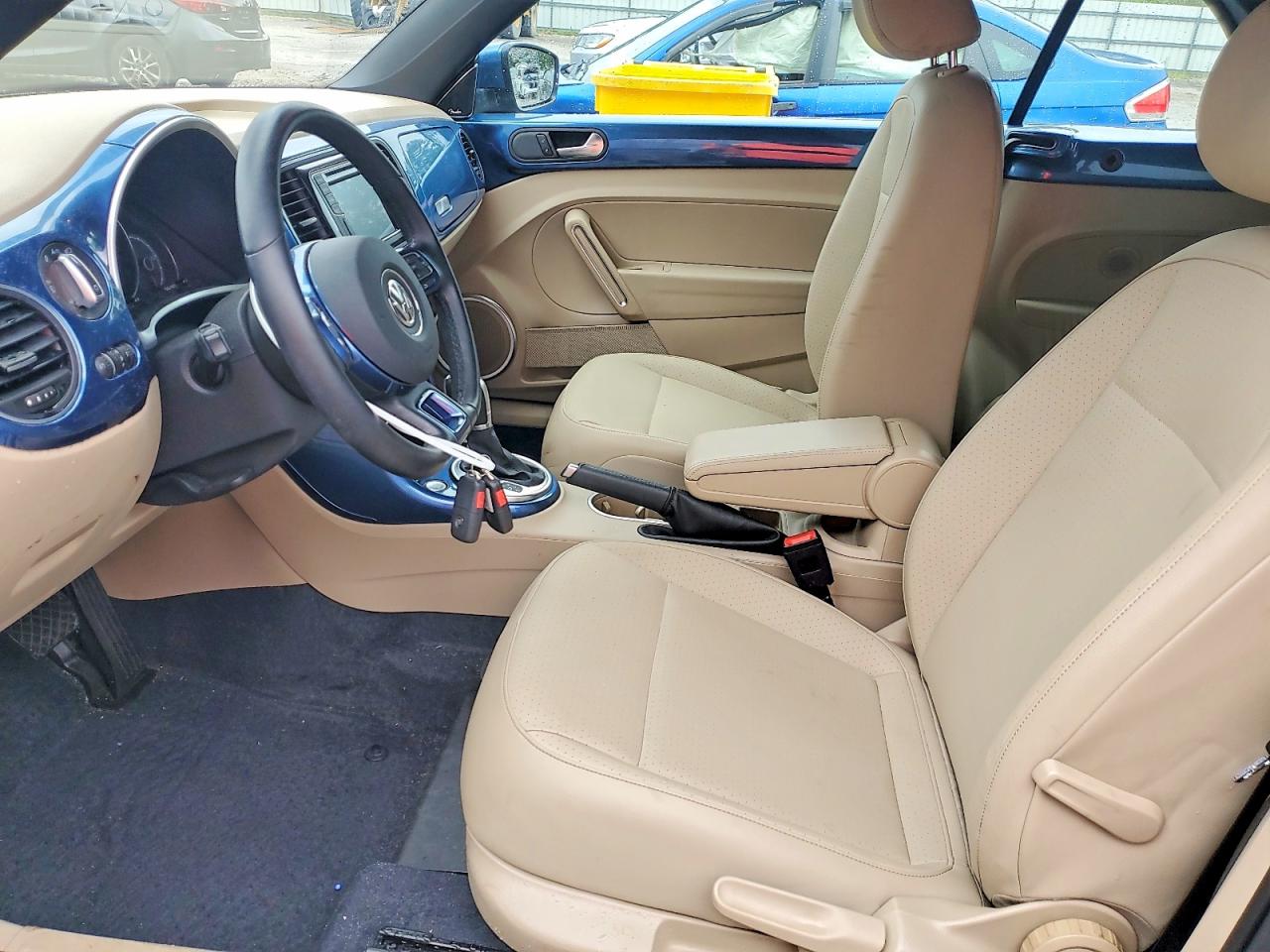 2018 Volkswagen Beetle S Blue vin: 3VW5DAAT4JM518178
